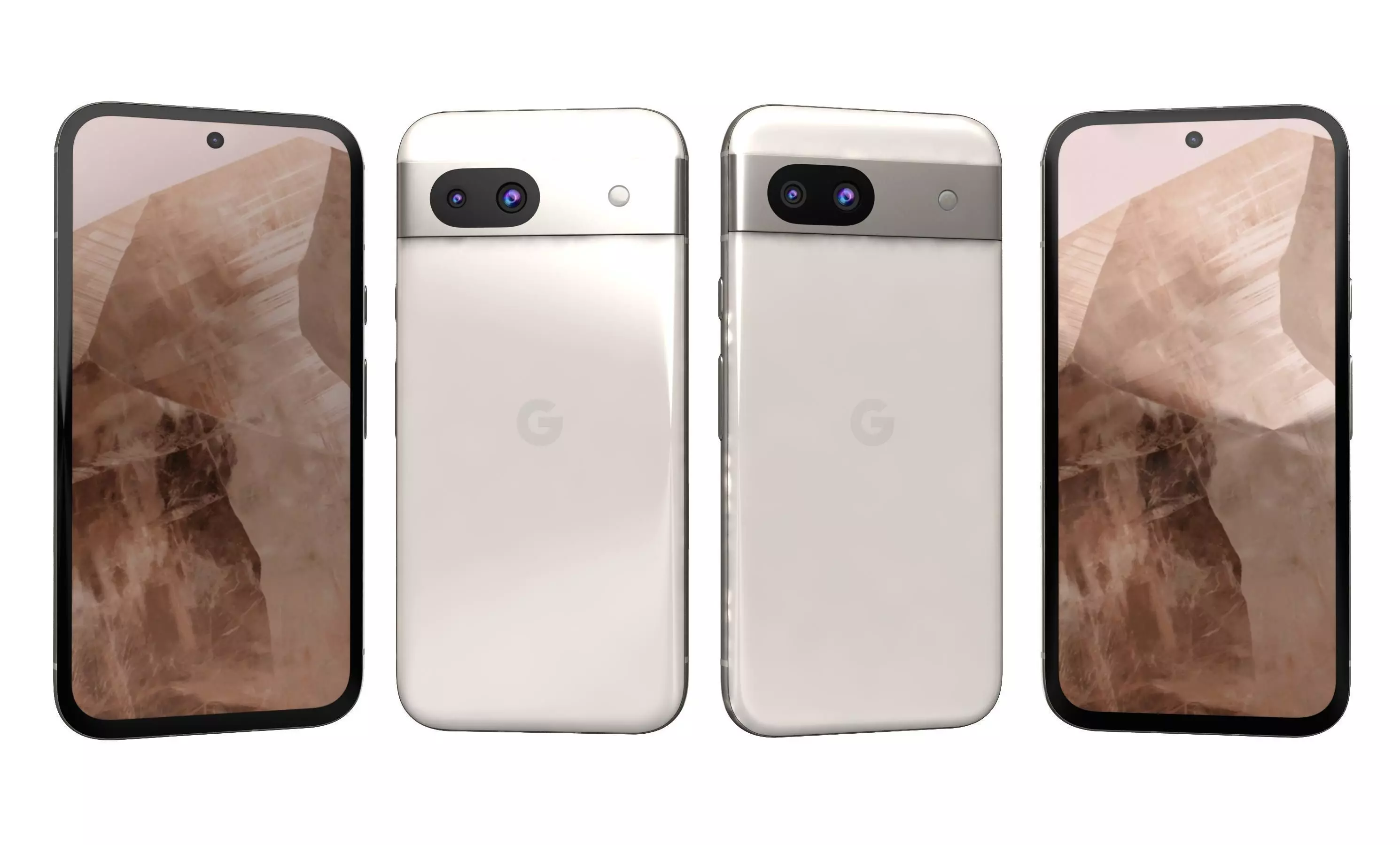 Google Pixel 8a All Colors High Poly  3D model_16