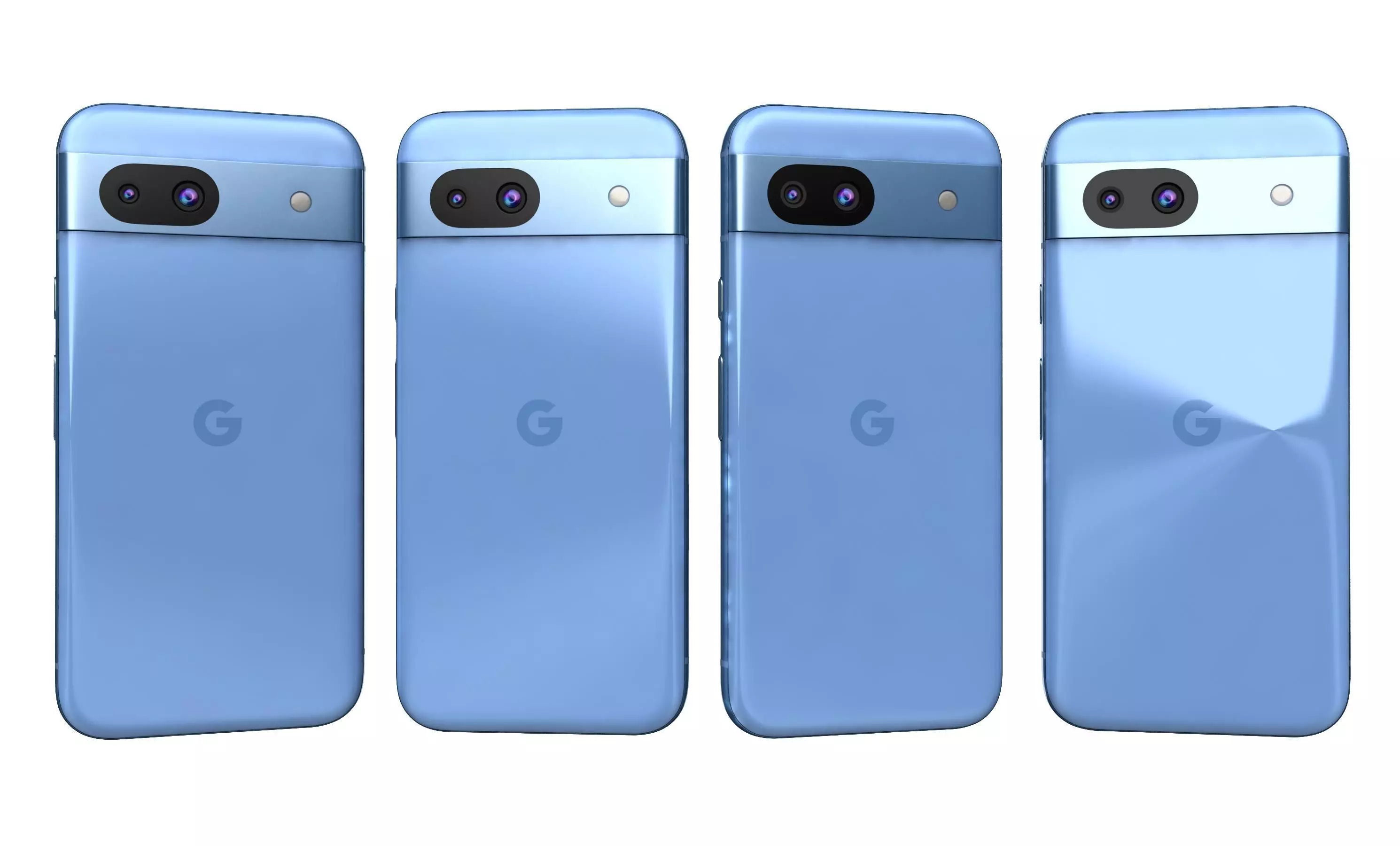 Google Pixel 8a All Colors High Poly  3D model_34
