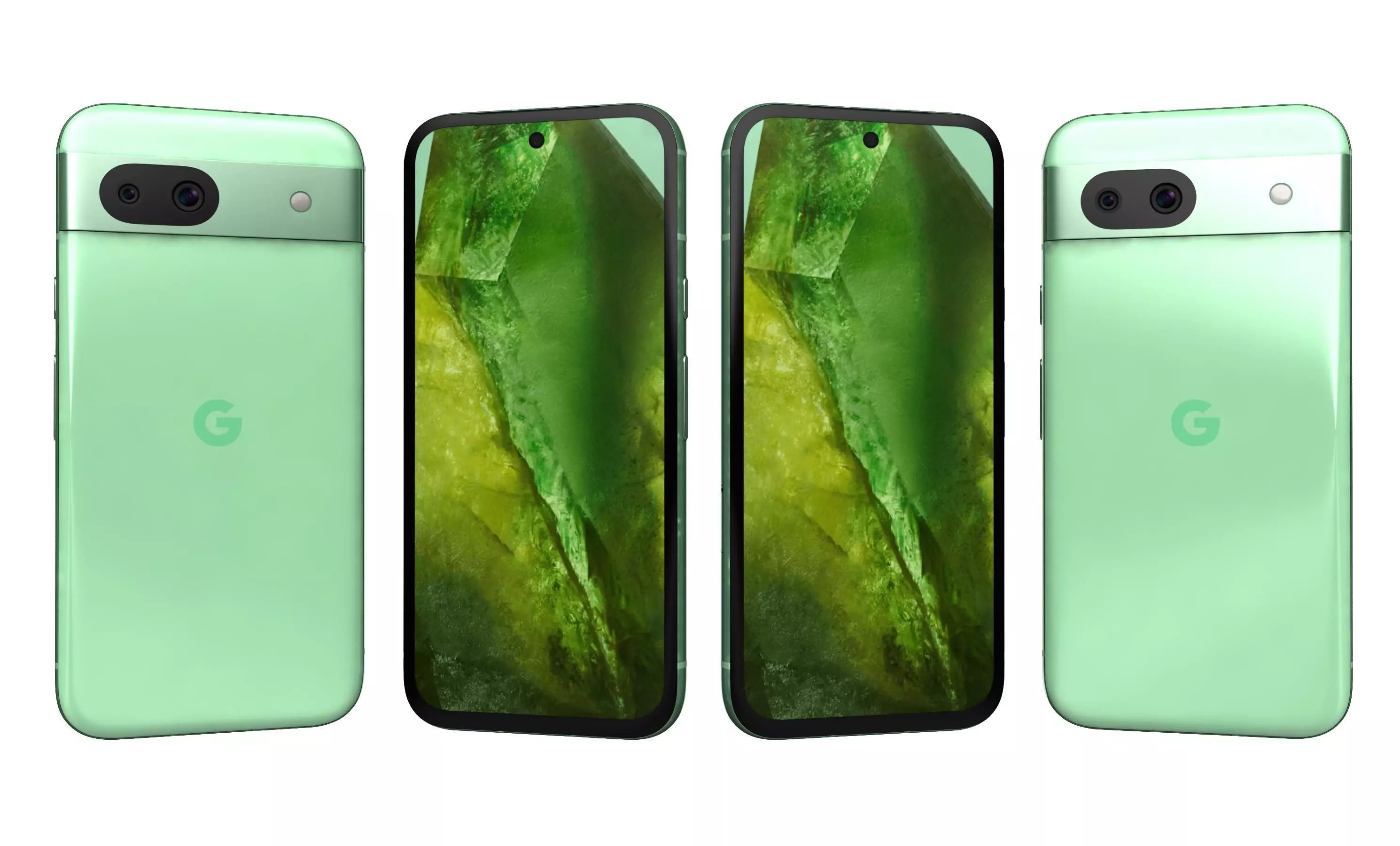 Google Pixel 8a All Colors High Poly  3D model_25