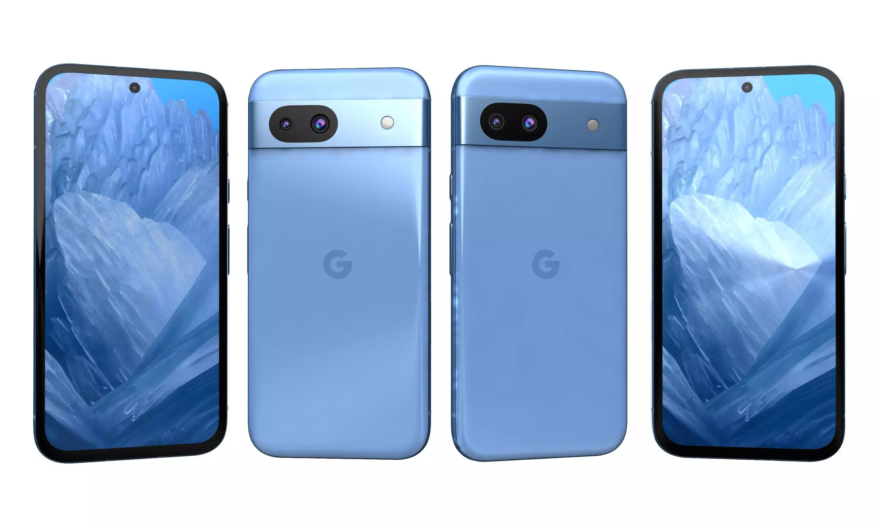 Google Pixel 8a All Colors High Poly  3D model_23