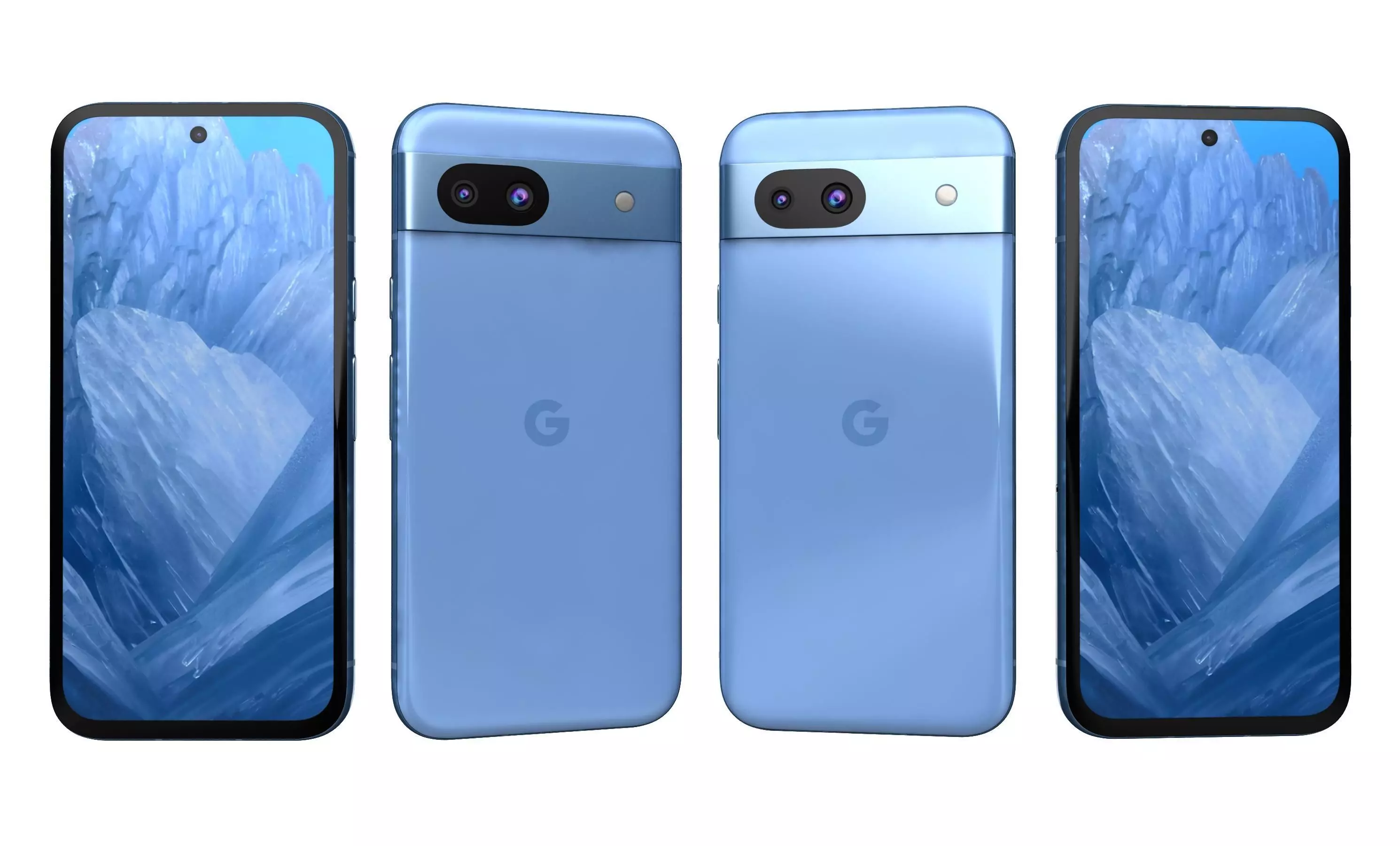 Google Pixel 8a All Colors High Poly  3D model_45