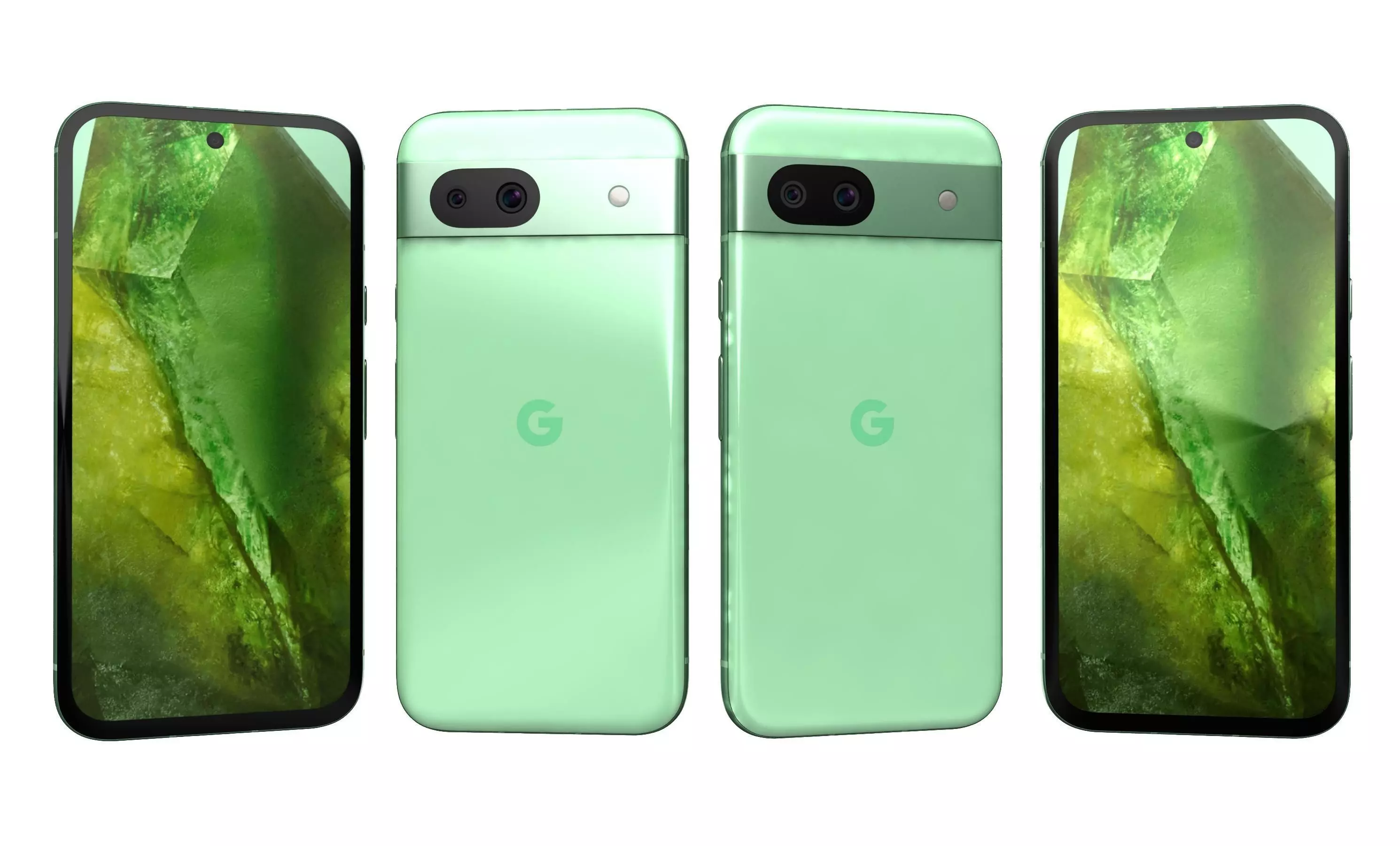 Google Pixel 8a All Colors High Poly  3D model_27