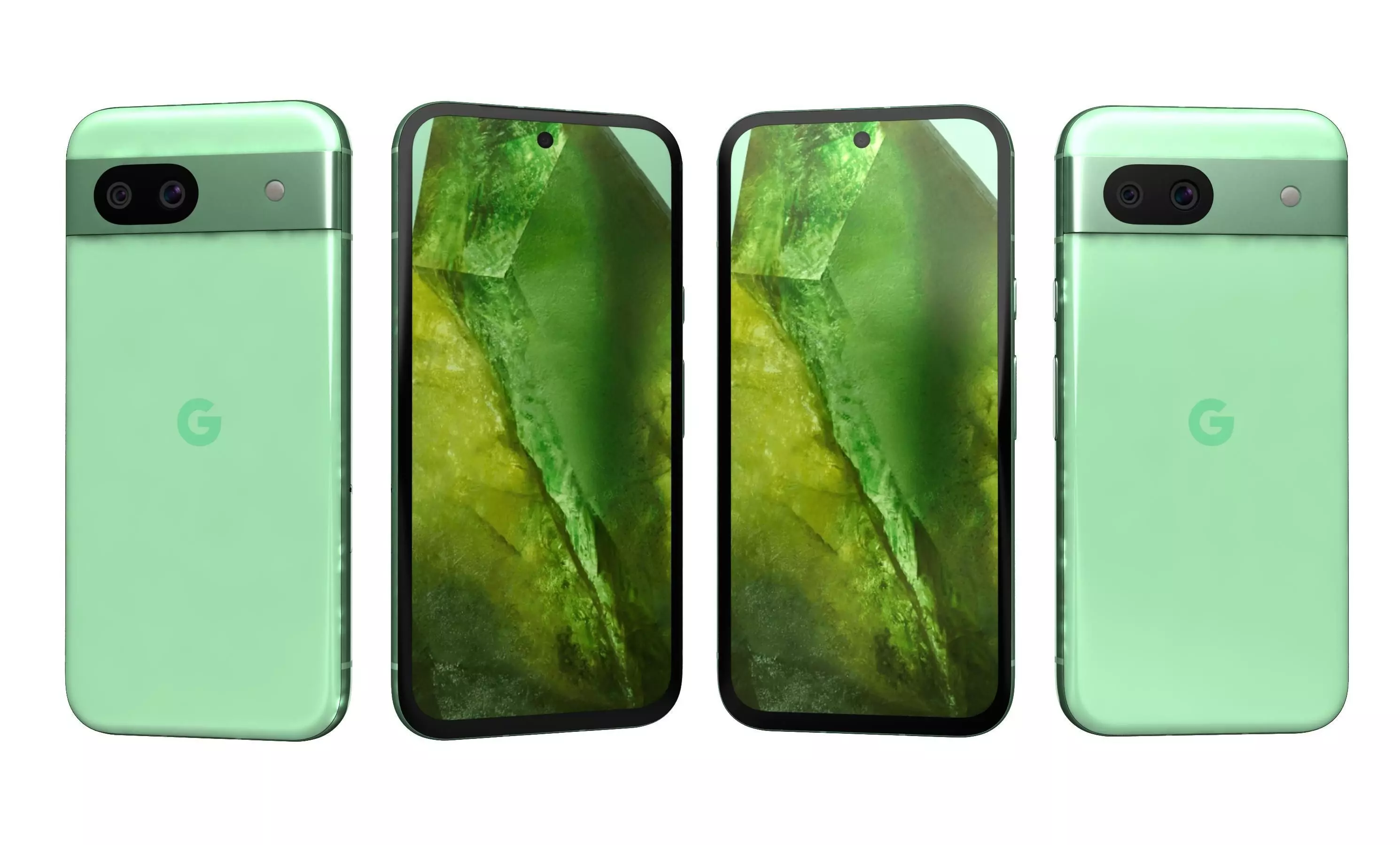 Google Pixel 8a All Colors High Poly  3D model_31