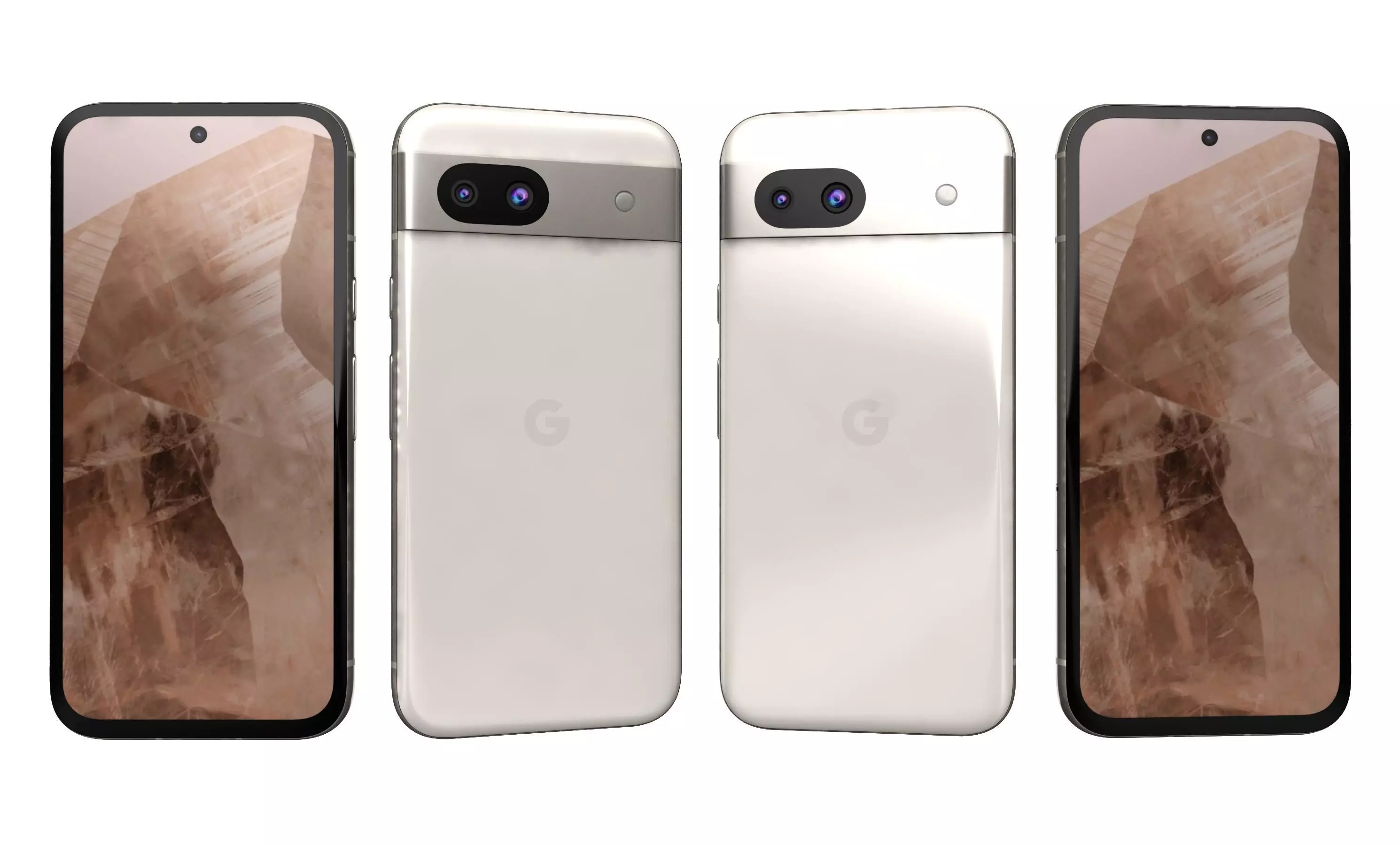 Google Pixel 8a All Colors High Poly  3D model_18