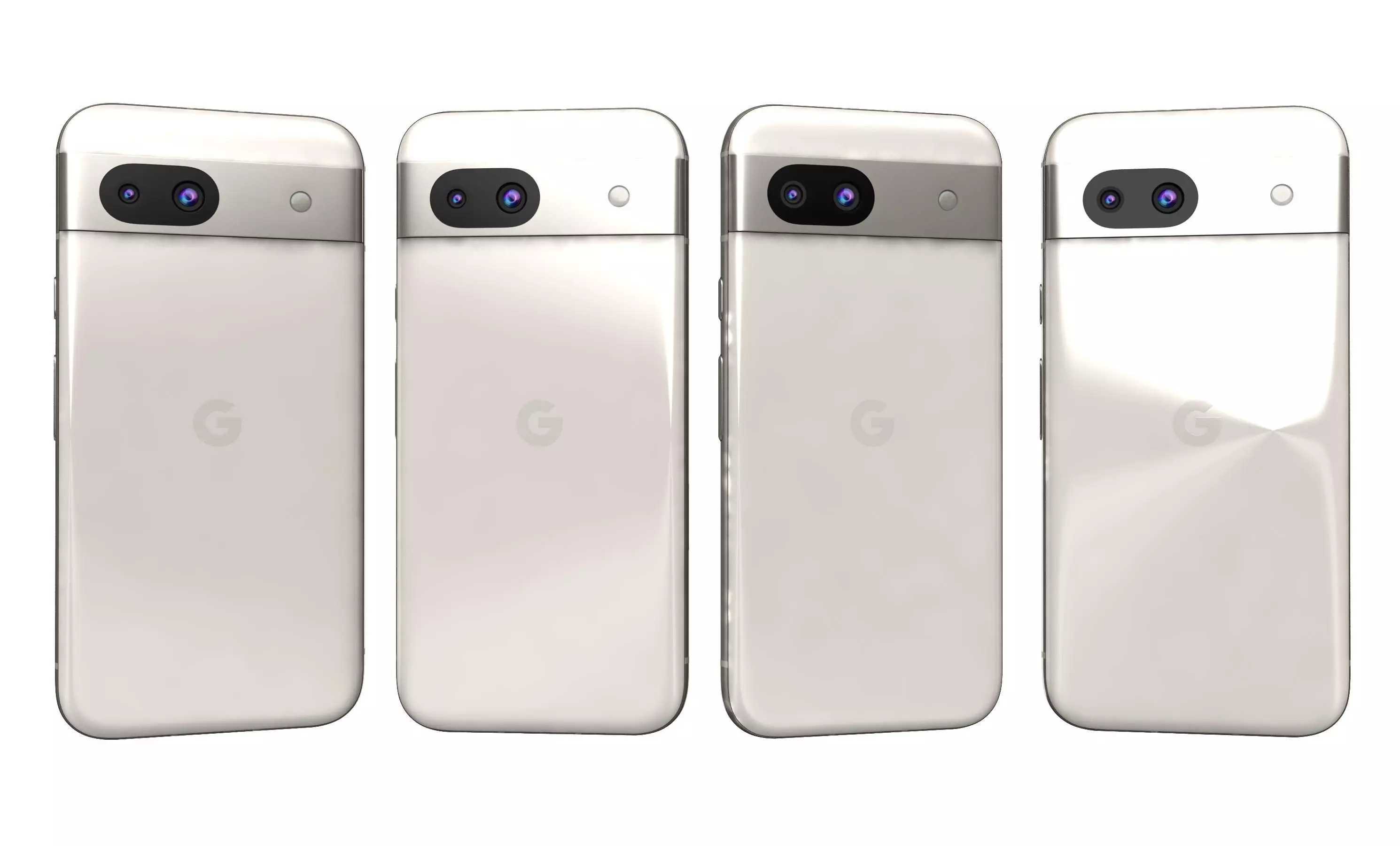 Google Pixel 8a All Colors High Poly  3D model_17