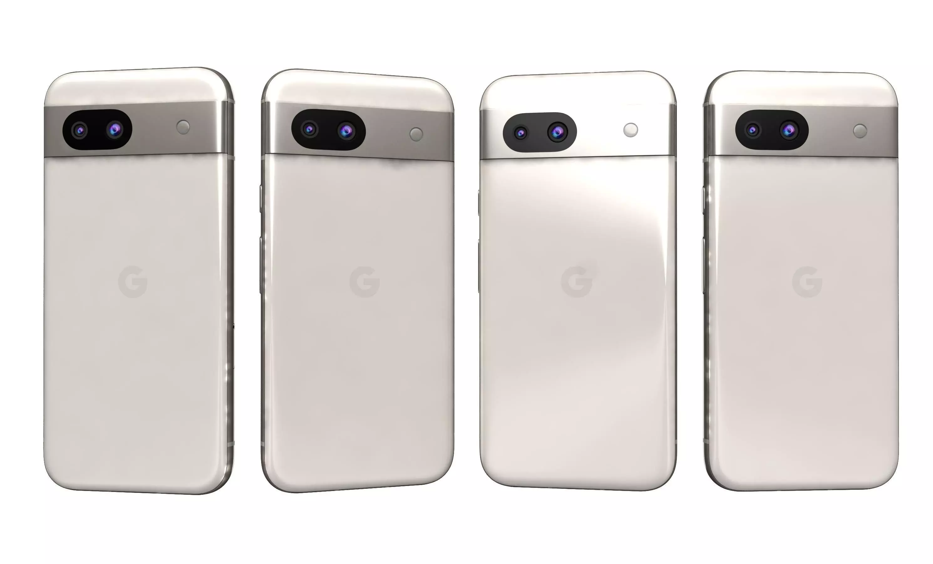 Google Pixel 8a All Colors High Poly  3D model_19