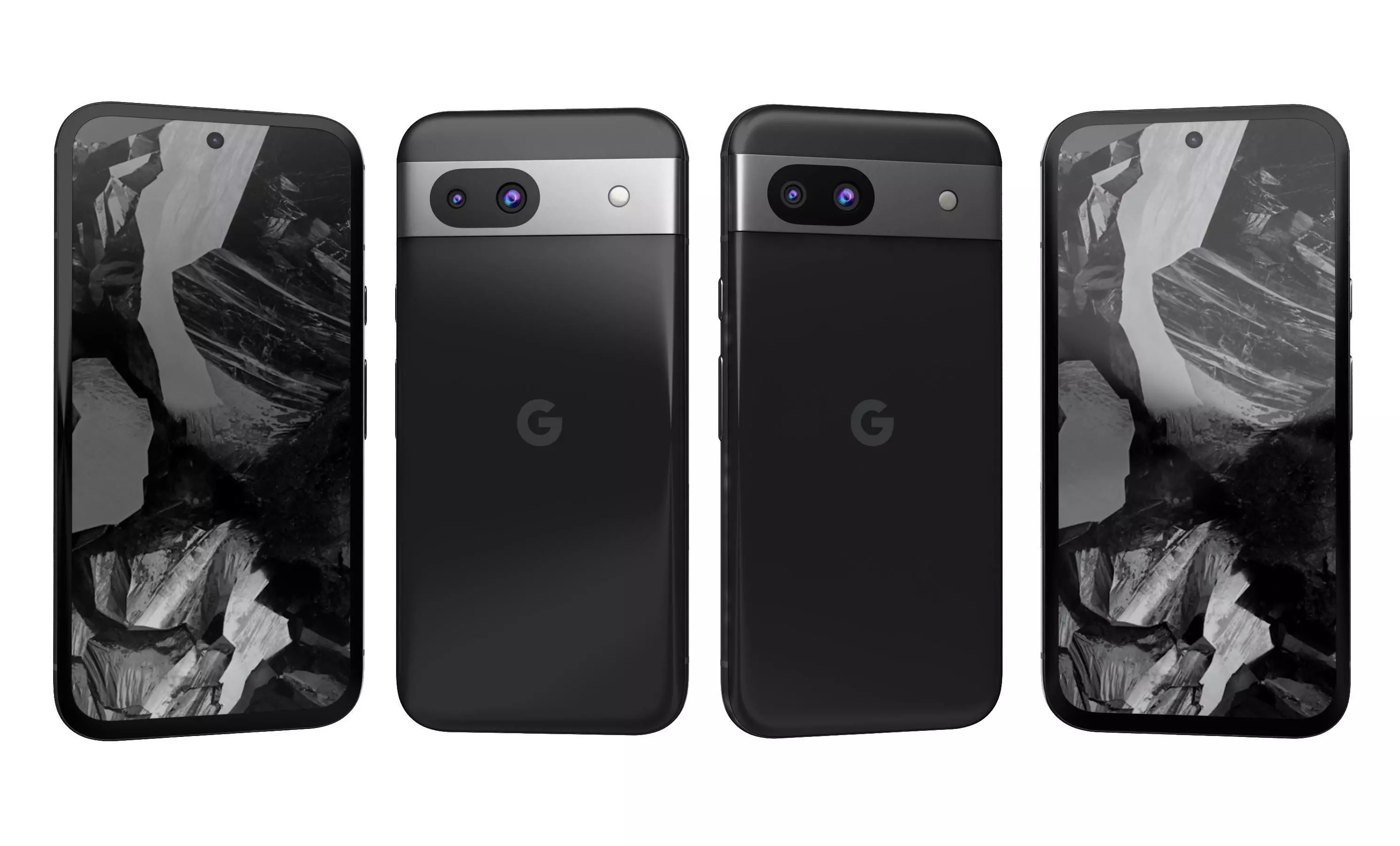 Google Pixel 8a All Colors High Poly  3D model_5