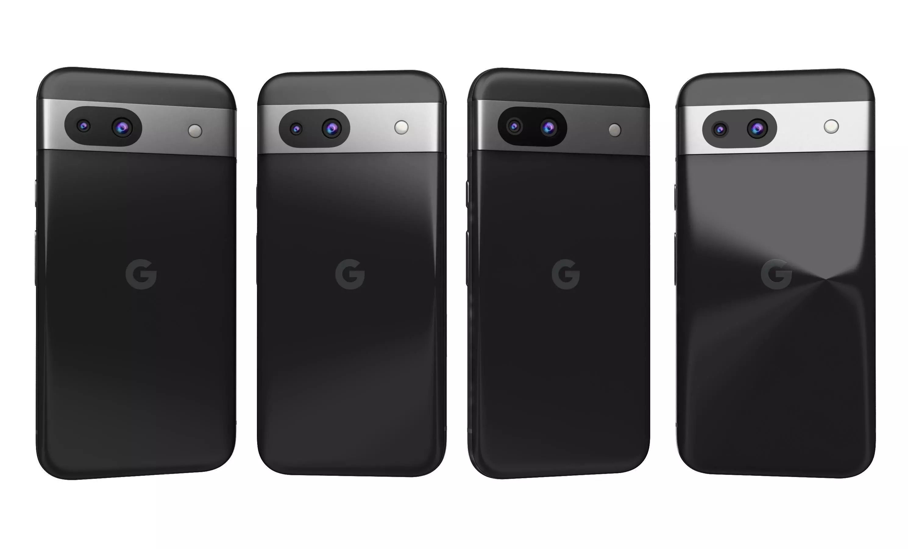 Google Pixel 8a All Colors High Poly  3D model_6