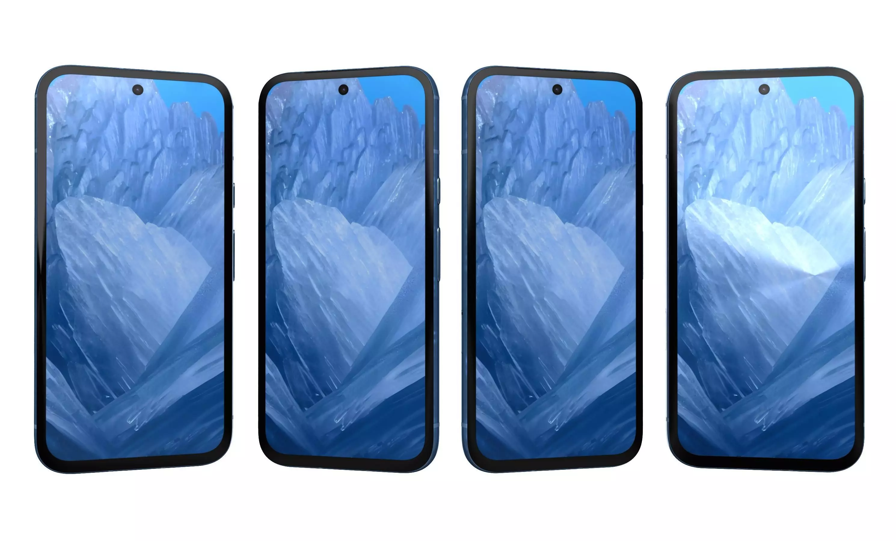 Google Pixel 8a All Colors High Poly  3D model_12