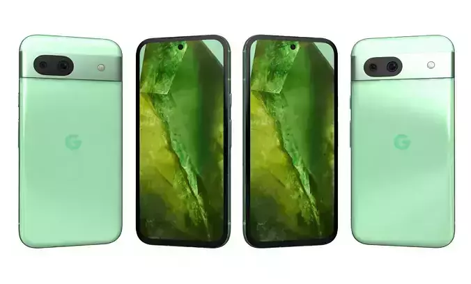 Google Pixel 8a Bay High Poly 