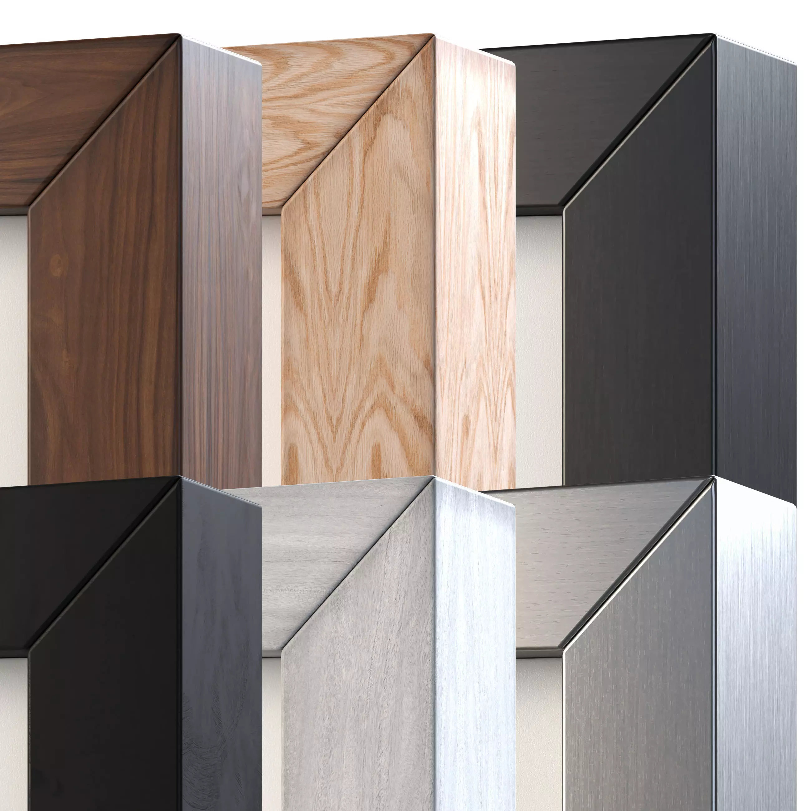 Minimalist Botanical Wall Art - Scandi Frames -Set of 10 3D model_5