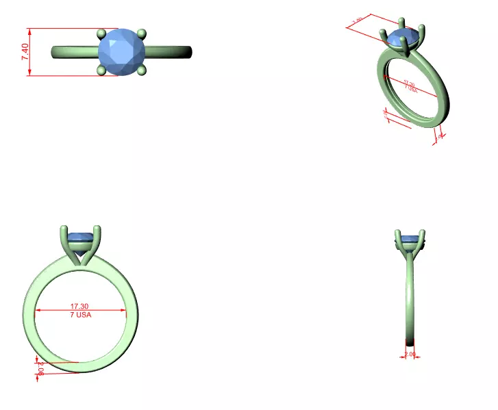 Designer Rings 3D model_5