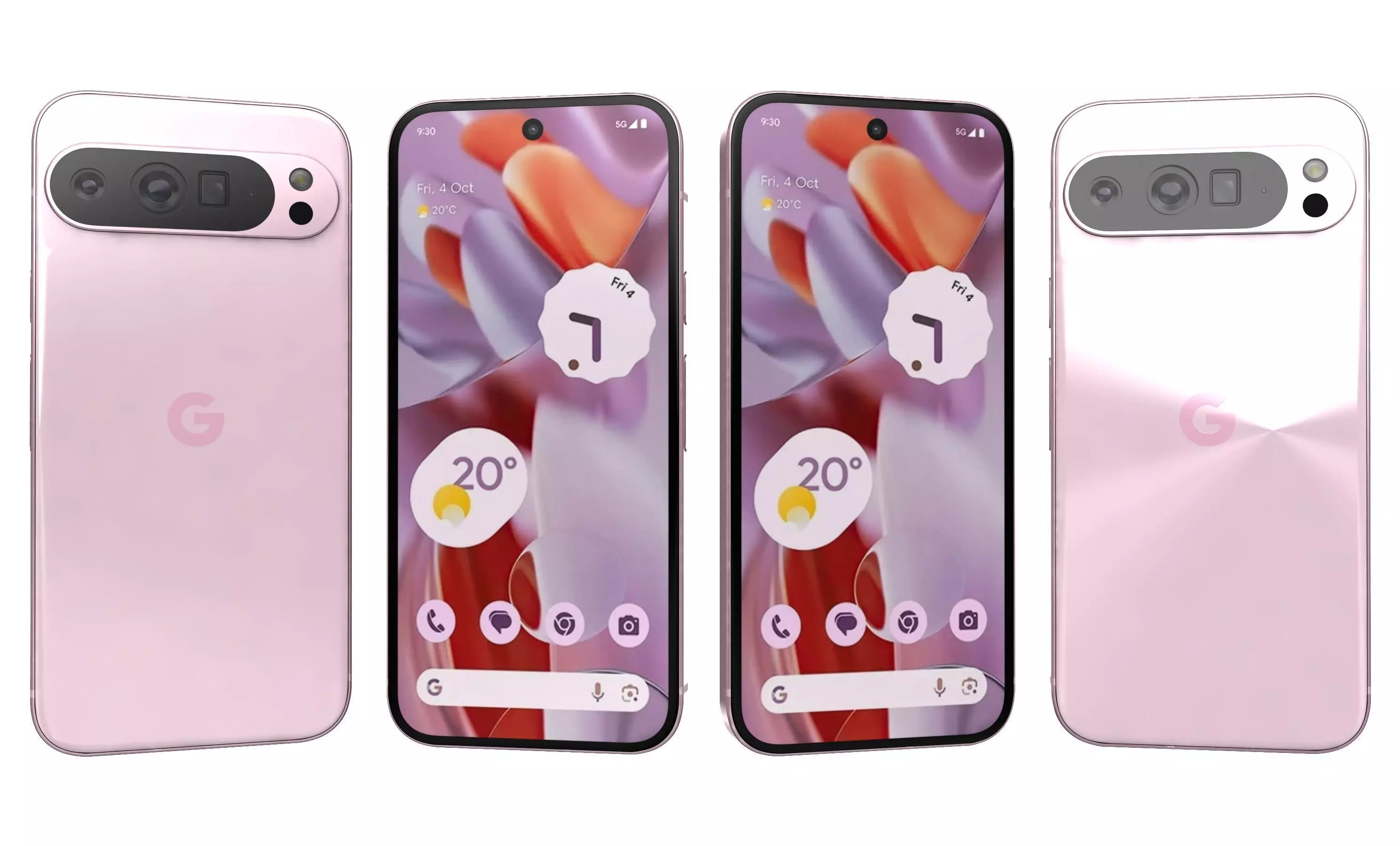 Google Pixel 9 Pro XL Rose Quartz High Poly  3D model_0