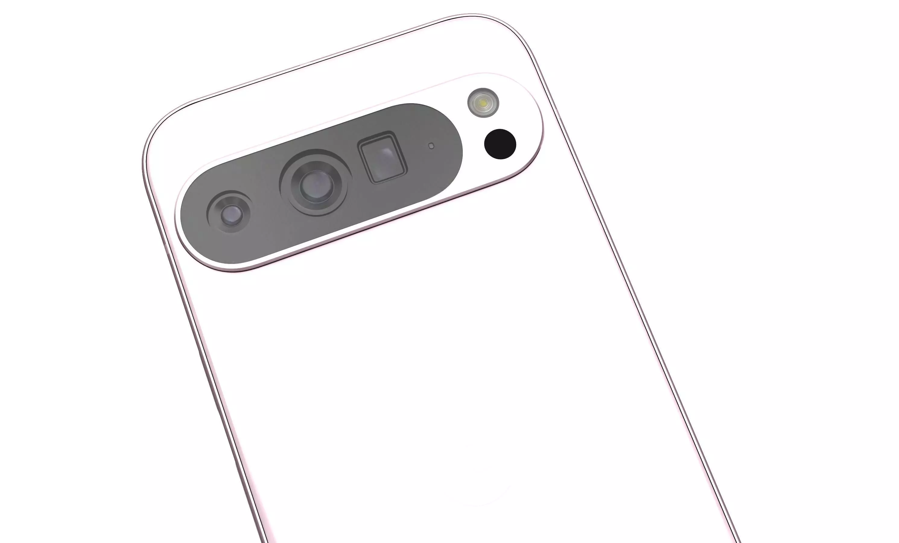 Google Pixel 9 Pro XL Rose Quartz High Poly  3D model_9