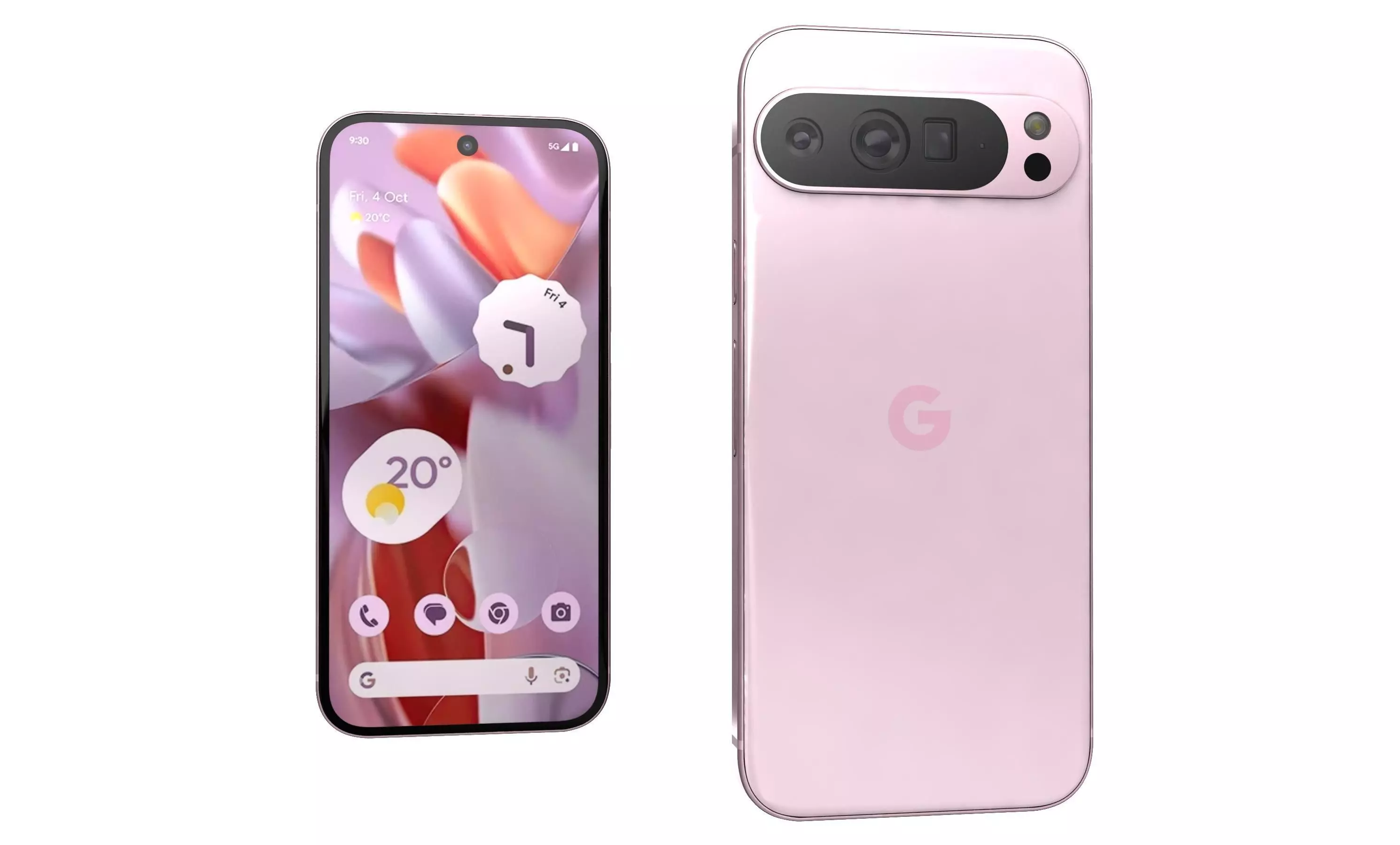 Google Pixel 9 Pro XL Rose Quartz High Poly  3D model_1