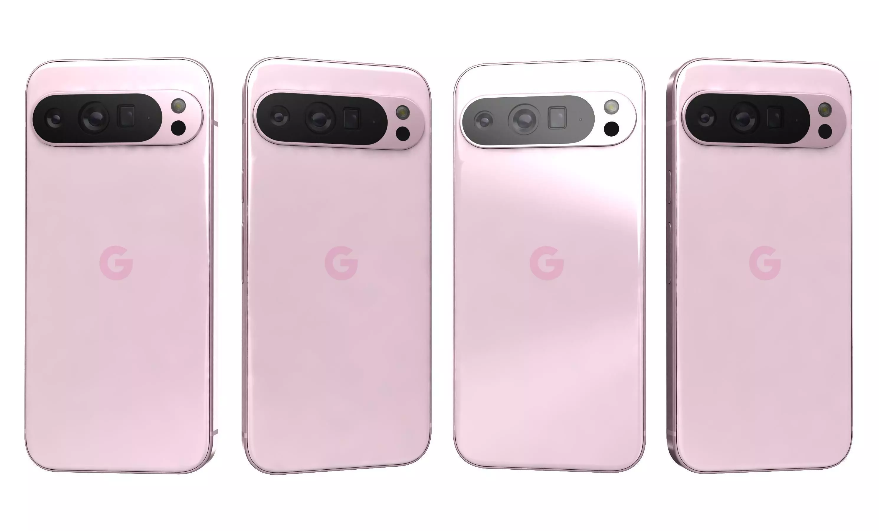 Google Pixel 9 Pro XL Rose Quartz High Poly  3D model_26