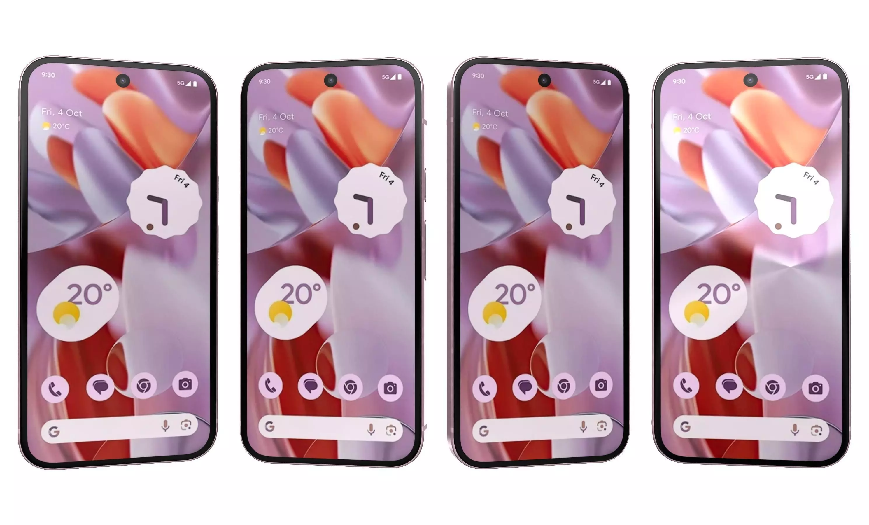 Google Pixel 9 Pro XL Rose Quartz High Poly  3D model_10