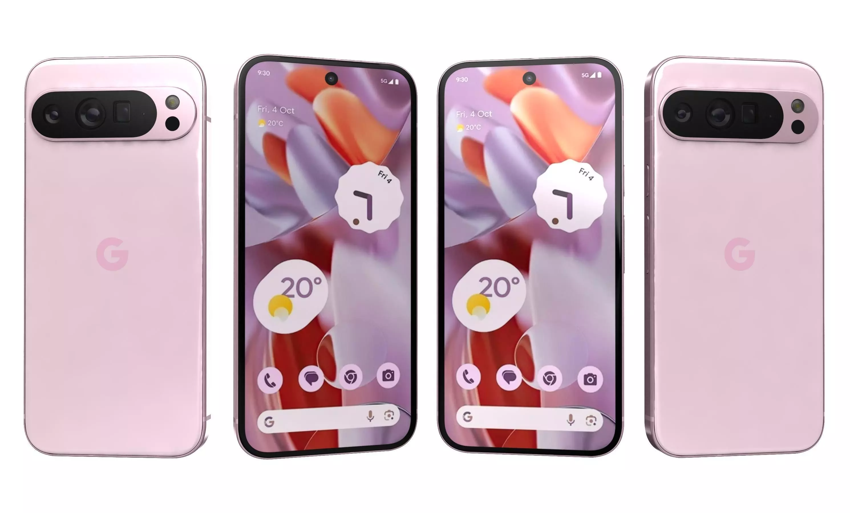 Google Pixel 9 Pro XL Rose Quartz High Poly  3D model_27