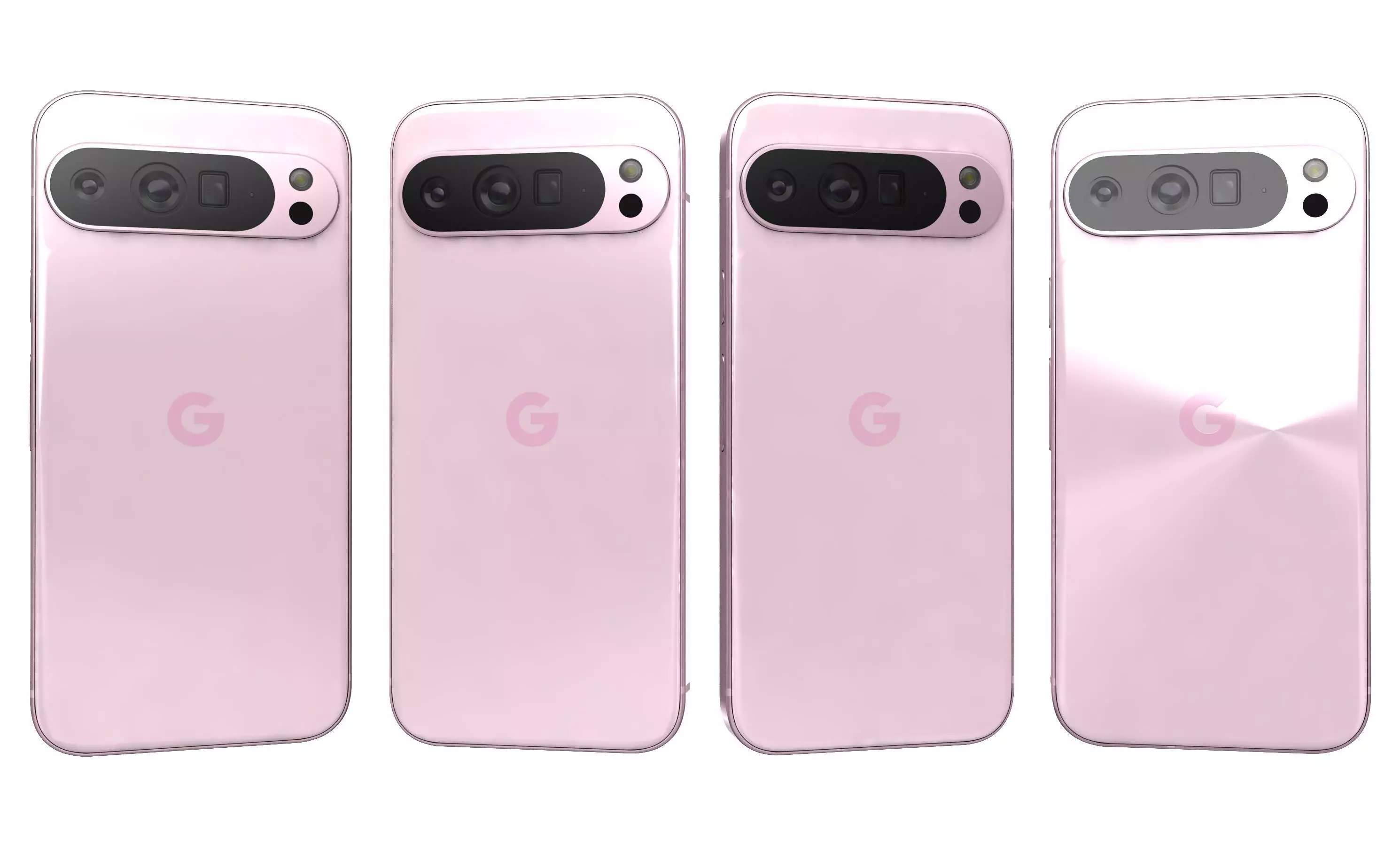 Google Pixel 9 Pro XL Rose Quartz High Poly  3D model_24