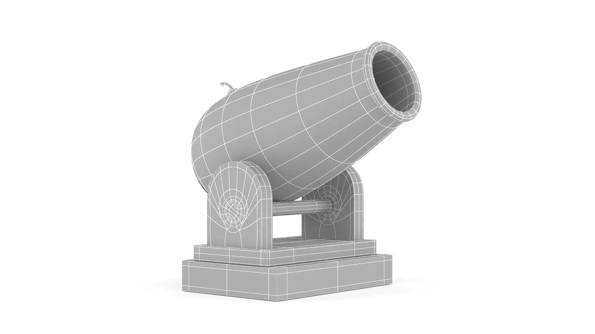 Circus Cannon 3D model_7