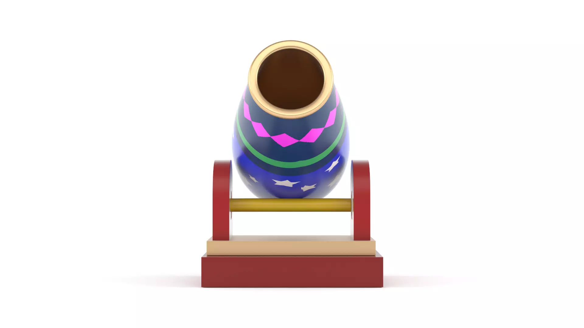 Circus Cannon 3D model_2