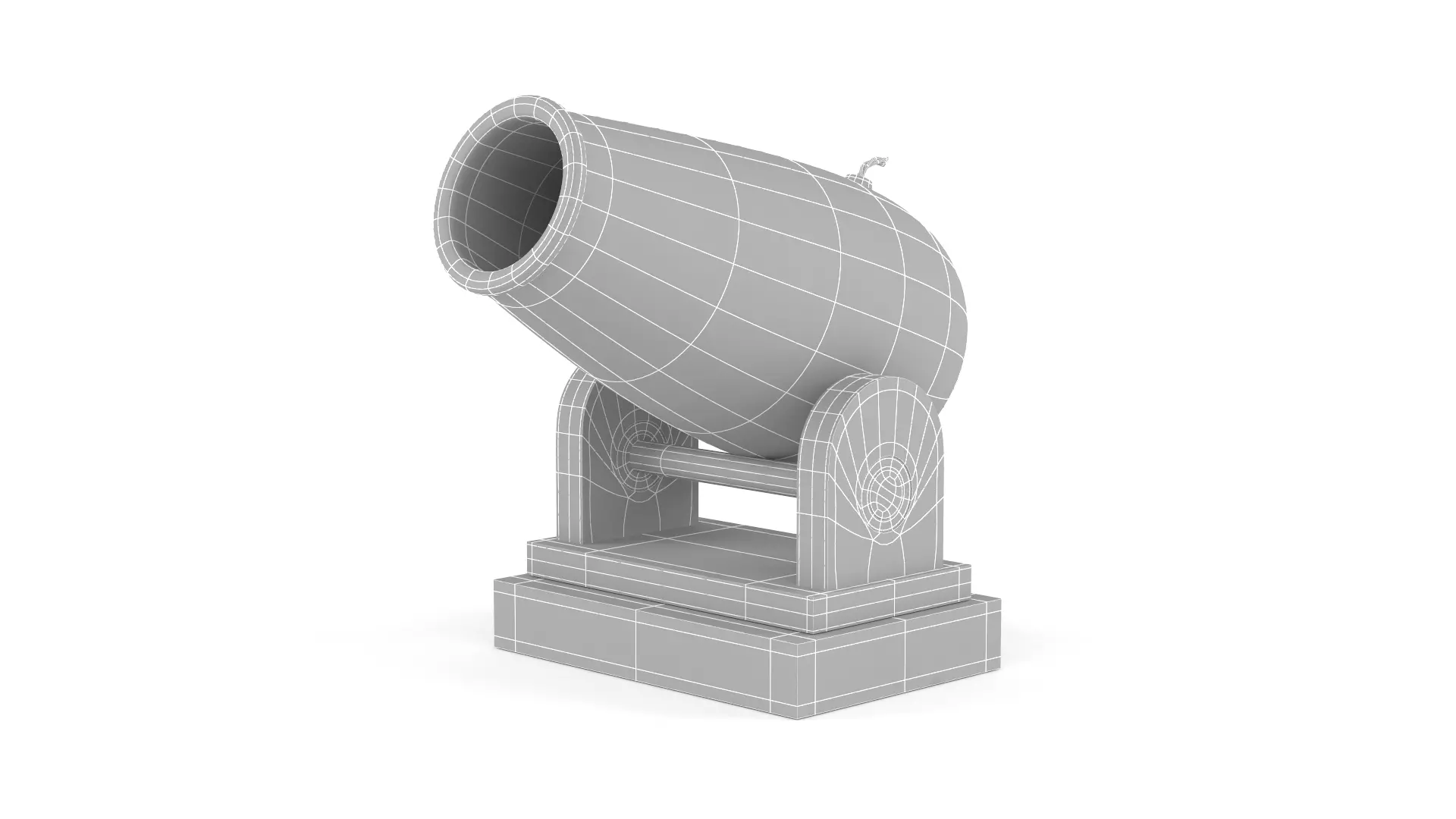 Circus Cannon 3D model_9