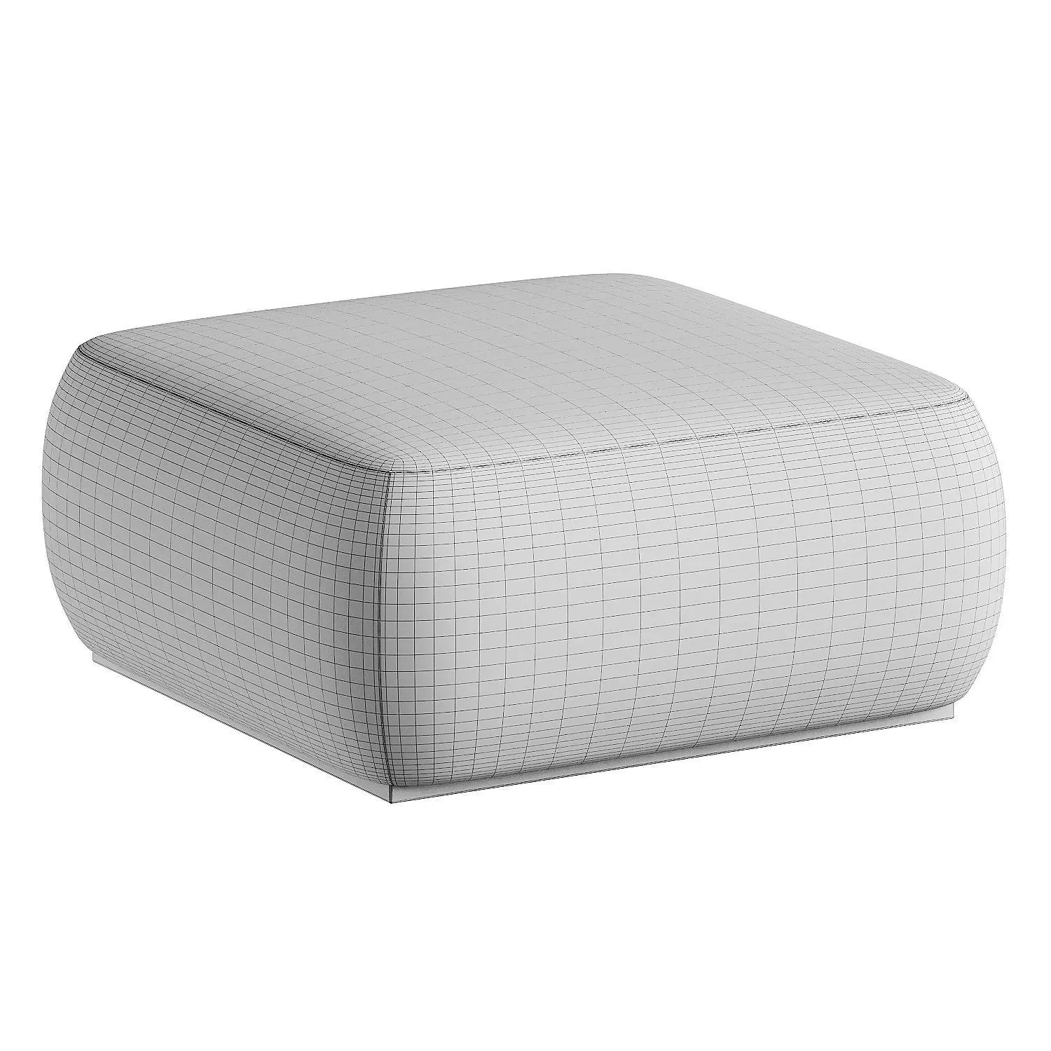 pouf keraz 3D model_6