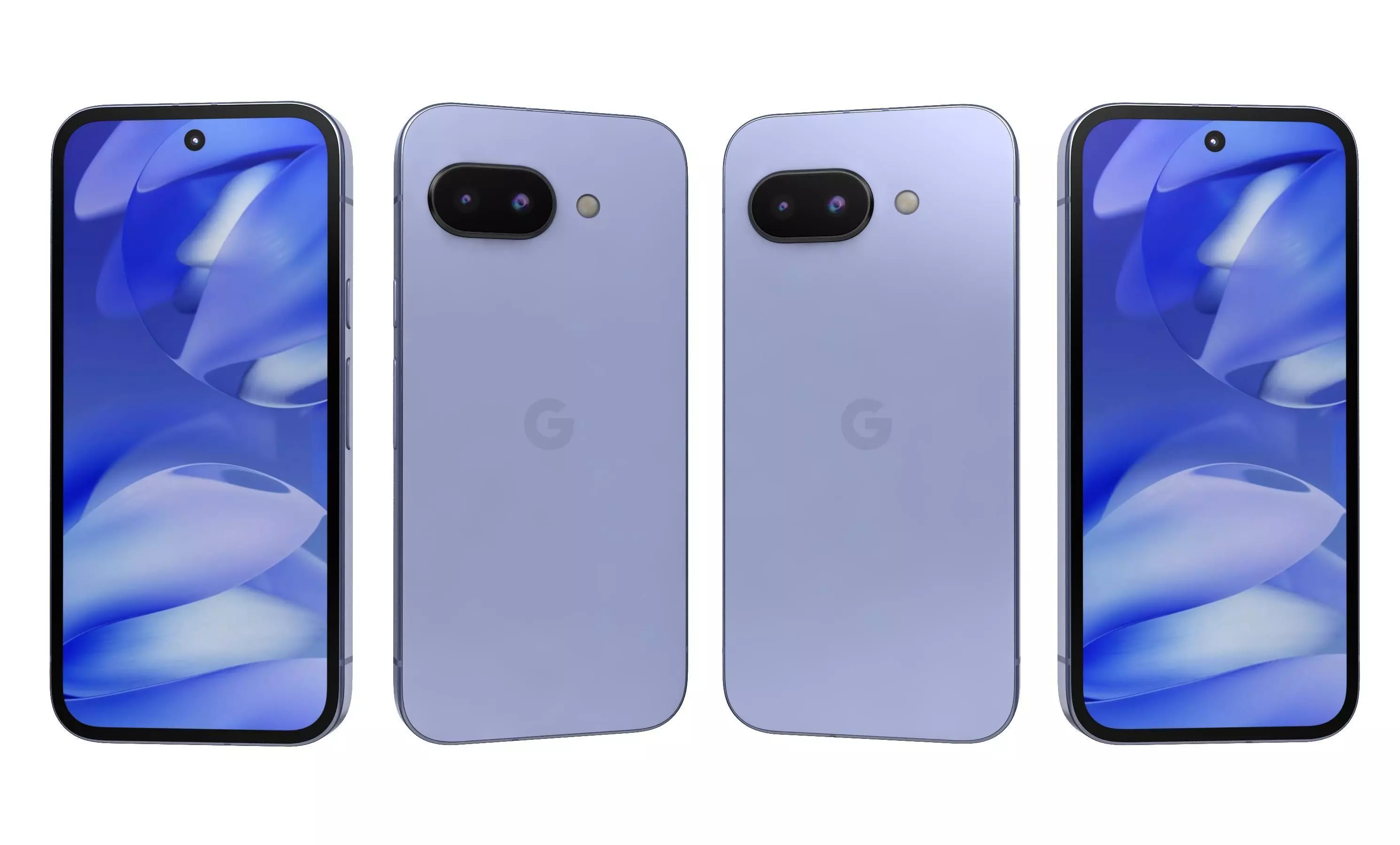 Google Pixel 9a All Colors High Poly  3D model_2