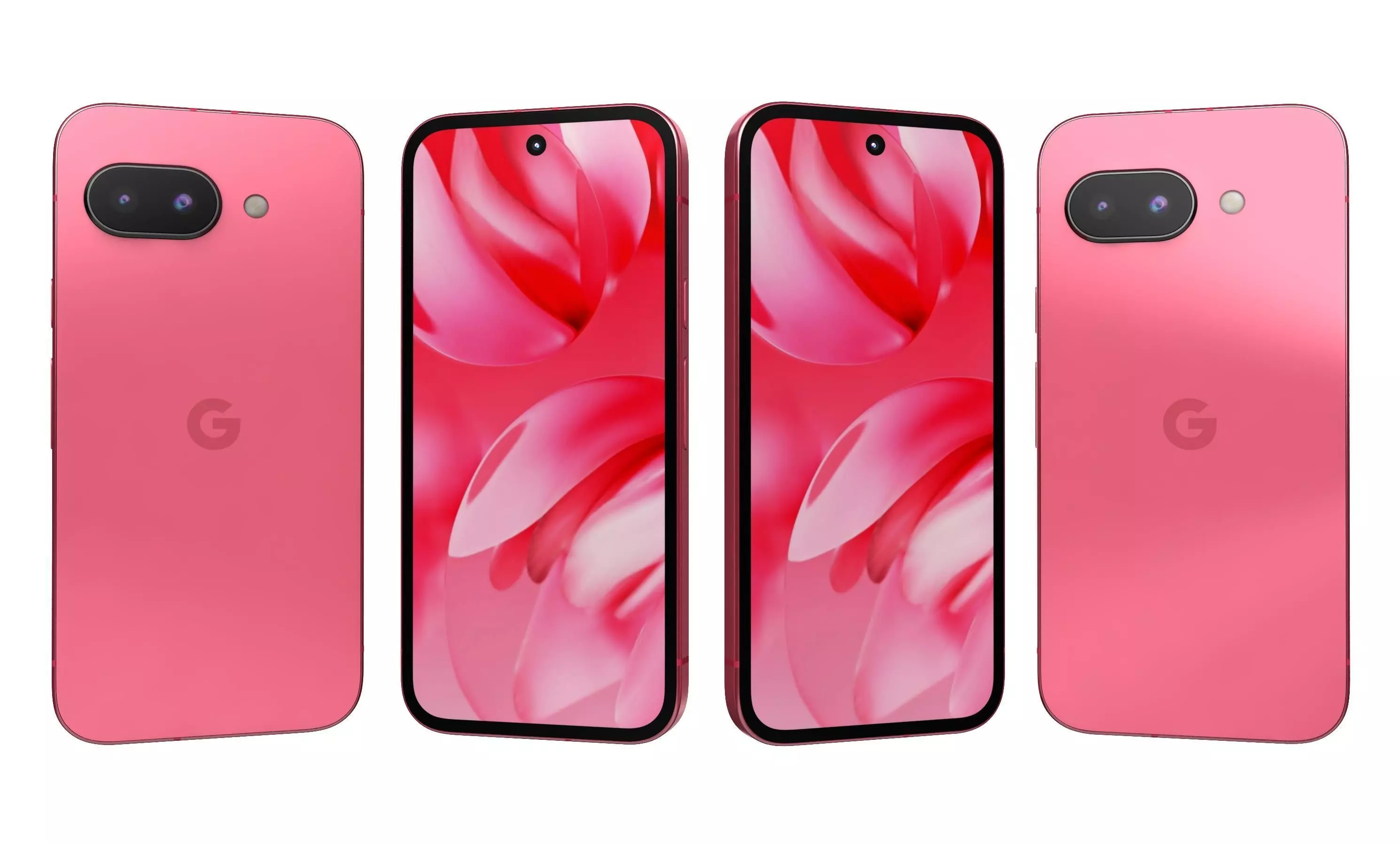 Google Pixel 9a All Colors High Poly  3D model_3