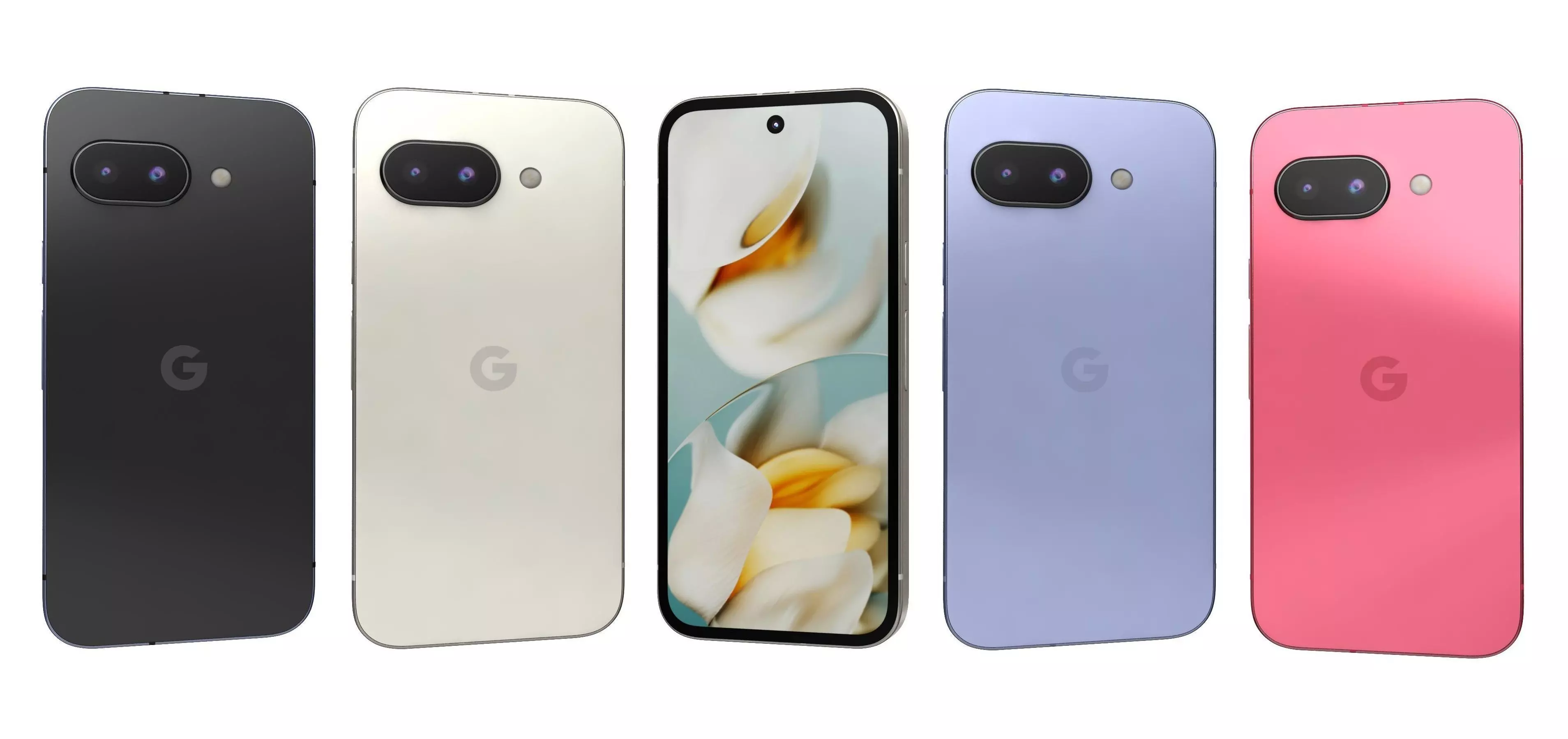 Google Pixel 9a All Colors High Poly  3D model_0