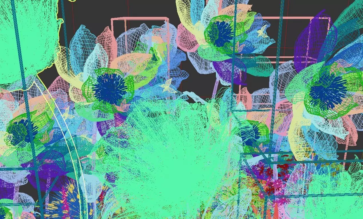 Floristry Fine art display 3D model 3D model_7