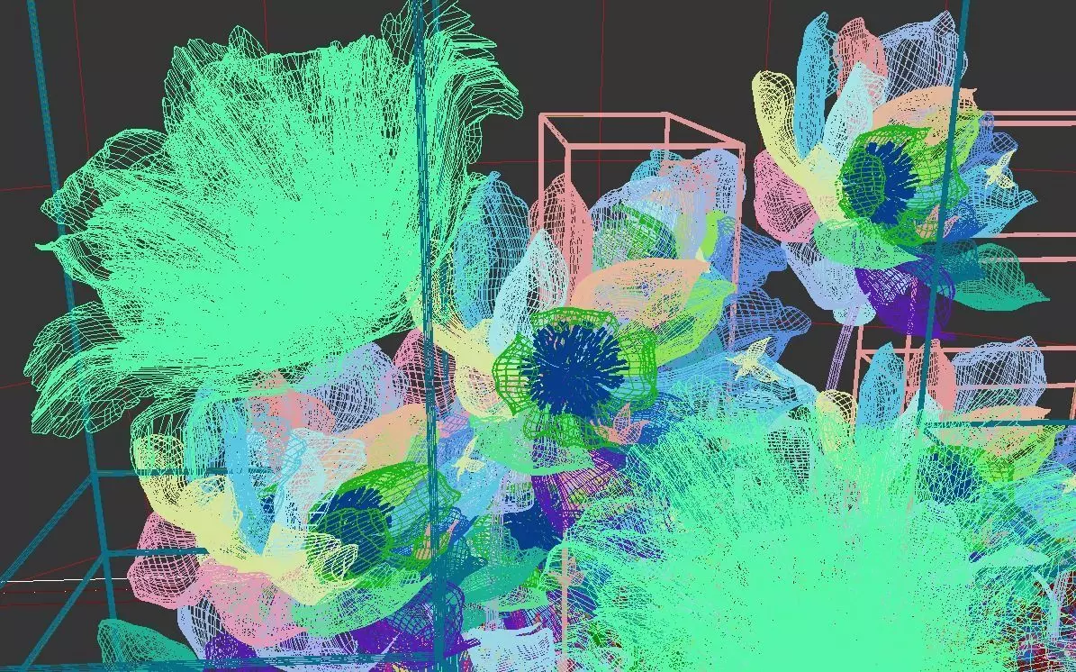 Floristry Fine art display 3D model 3D model_4