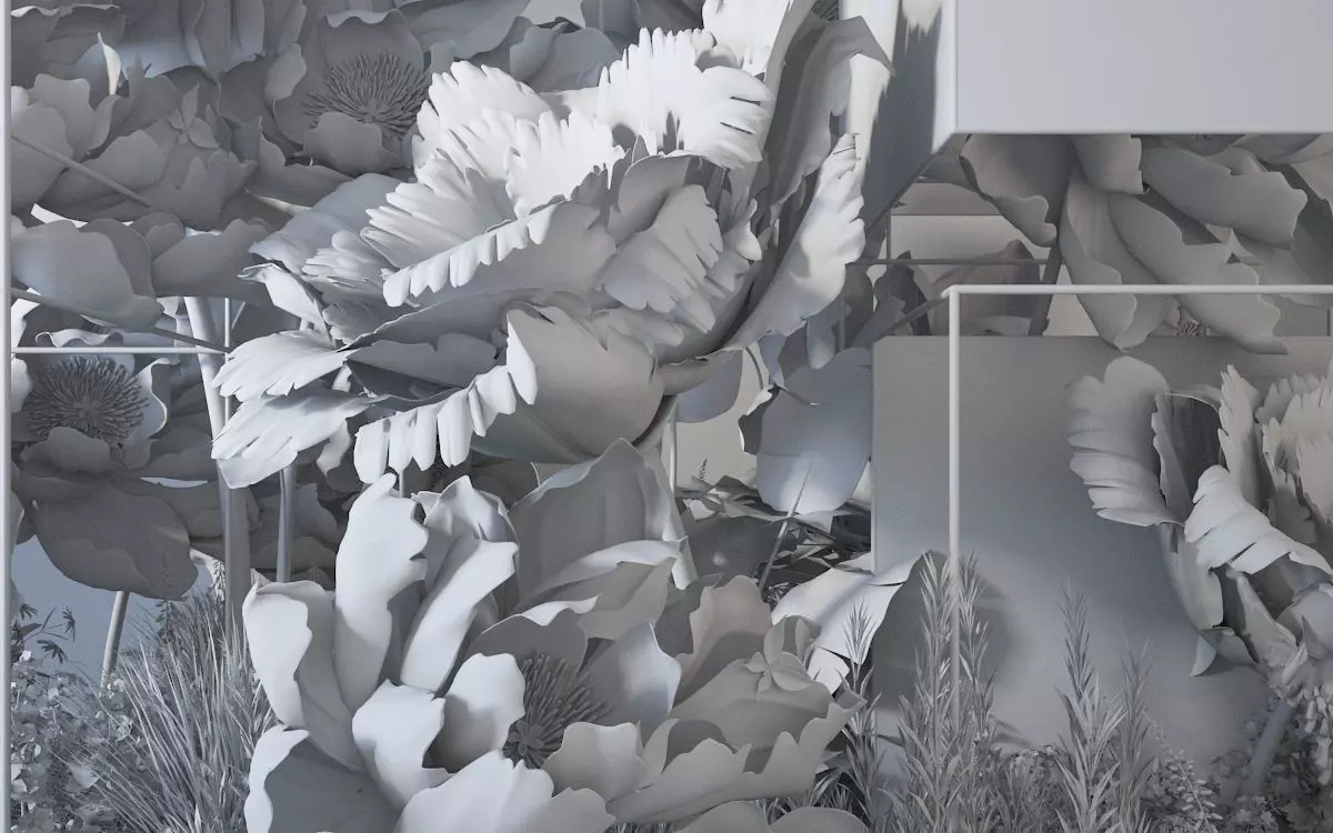 Floristry Fine art display 3D model 3D model_8