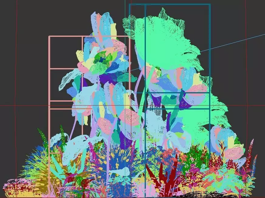 Floristry Fine art display 3D model 3D model_9