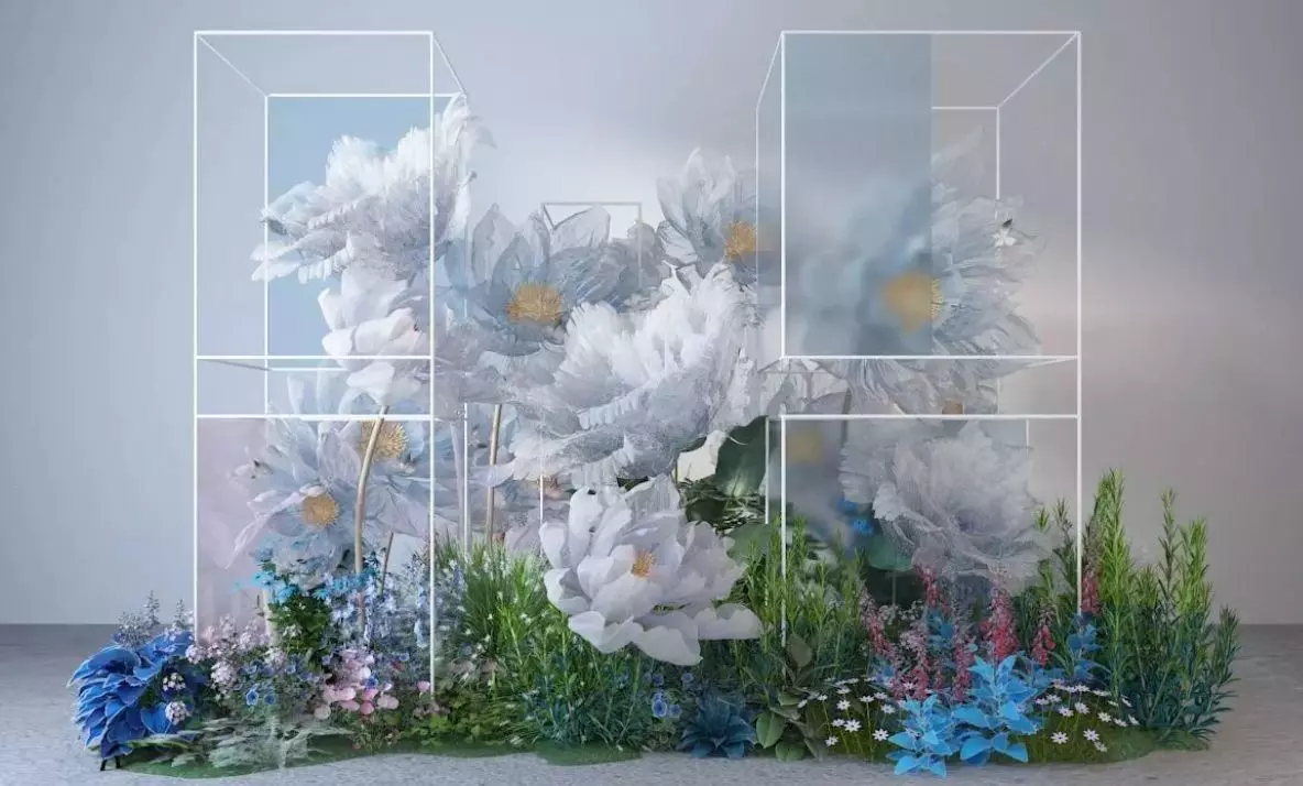 Floristry Fine art display 3D model 3D model_0