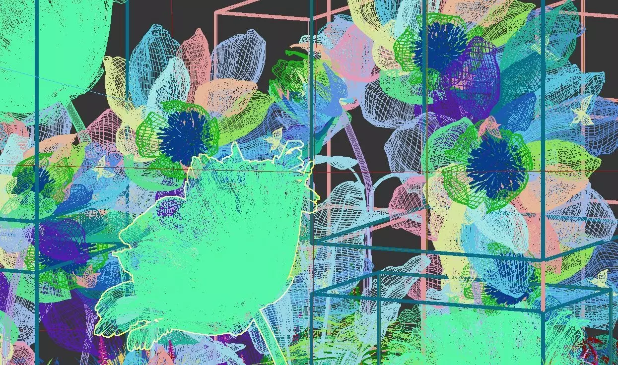 Floristry Fine art display 3D model 3D model_6