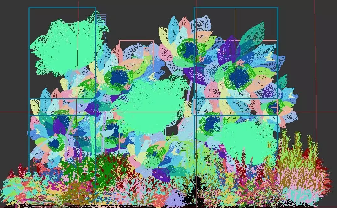 Floristry Fine art display 3D model 3D model_11