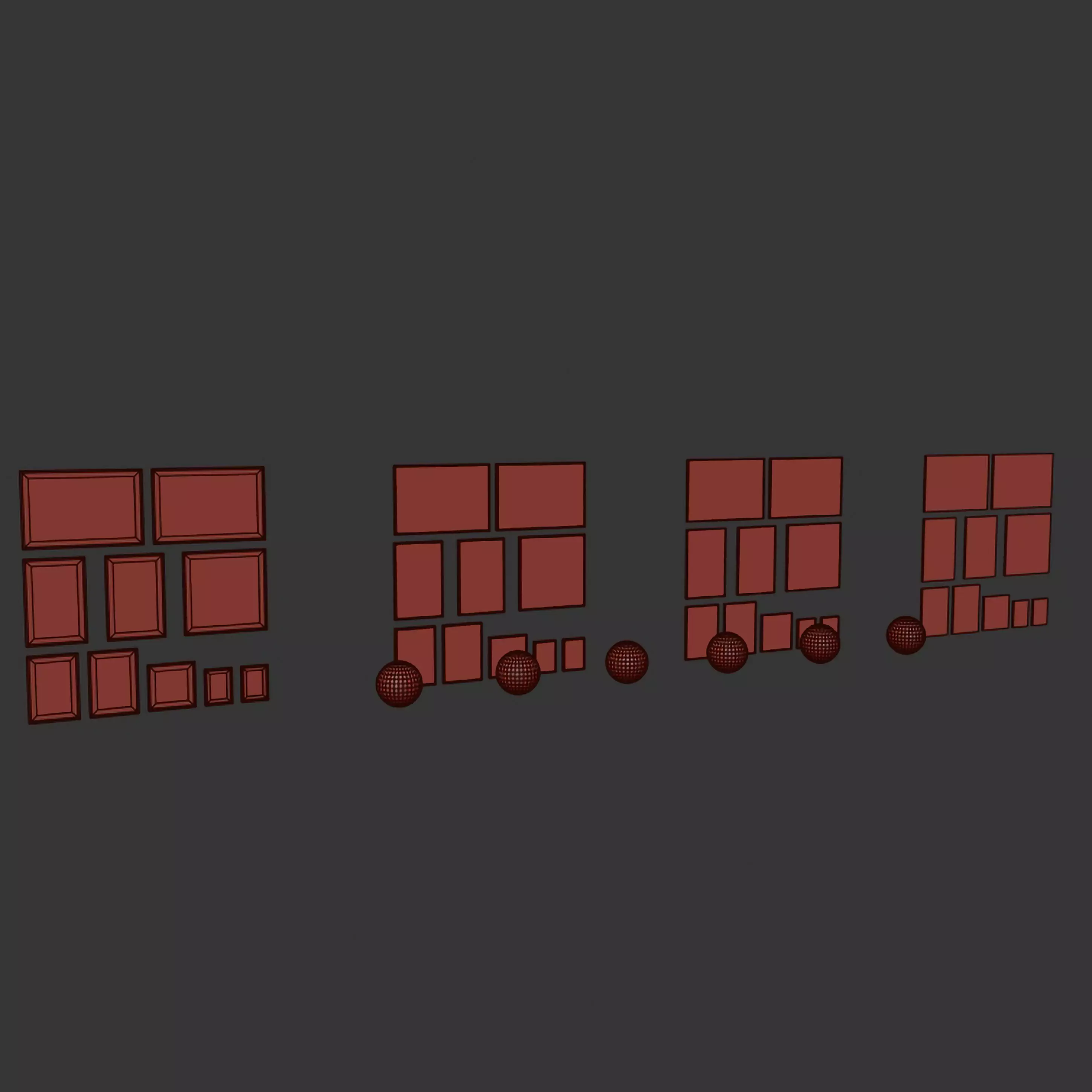 Minimalist Botanical Wall Art - Scandi Prints -Set of 10 Texture_6