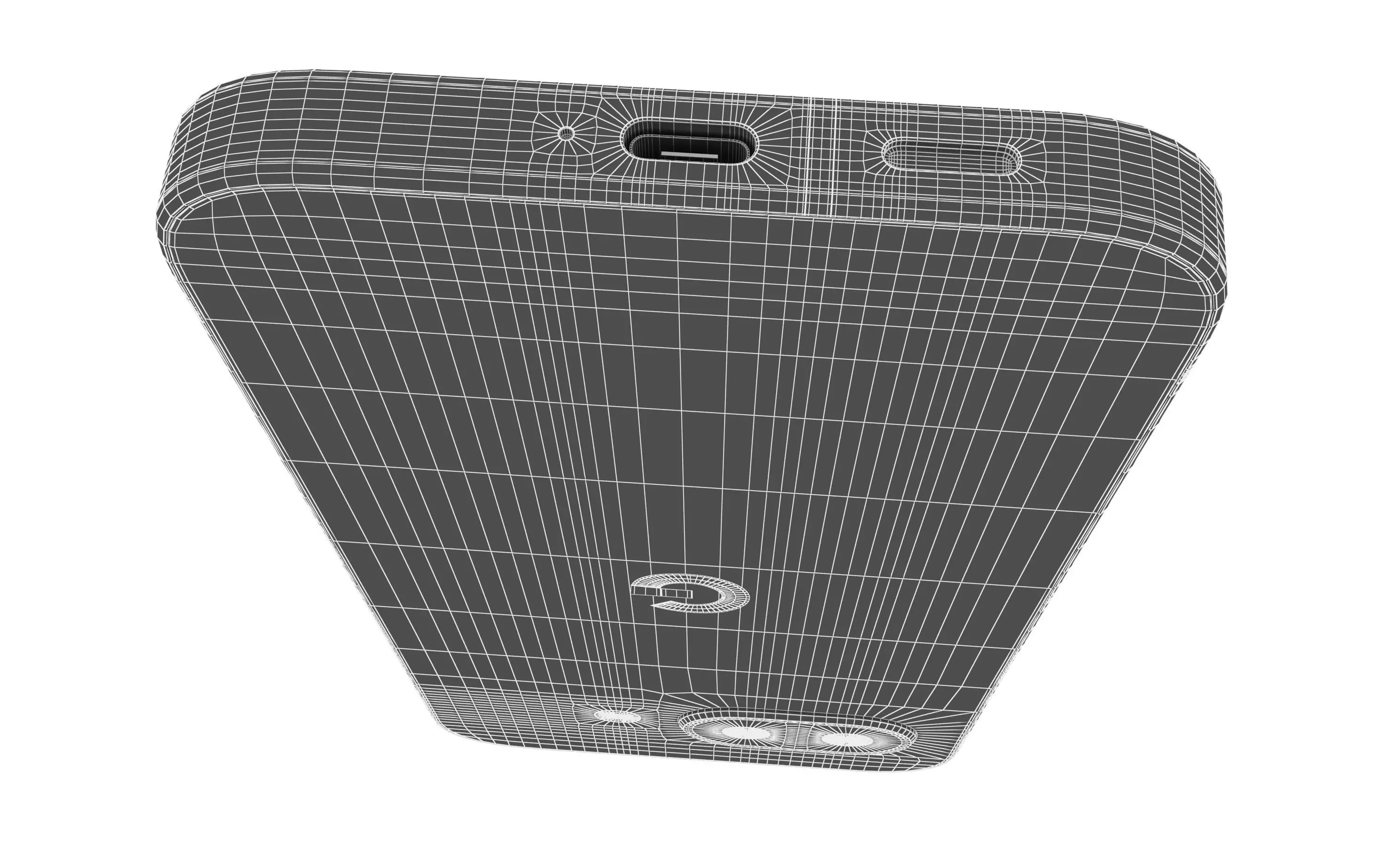 Google Pixel 9a Obsidian High Poly  3D model_15