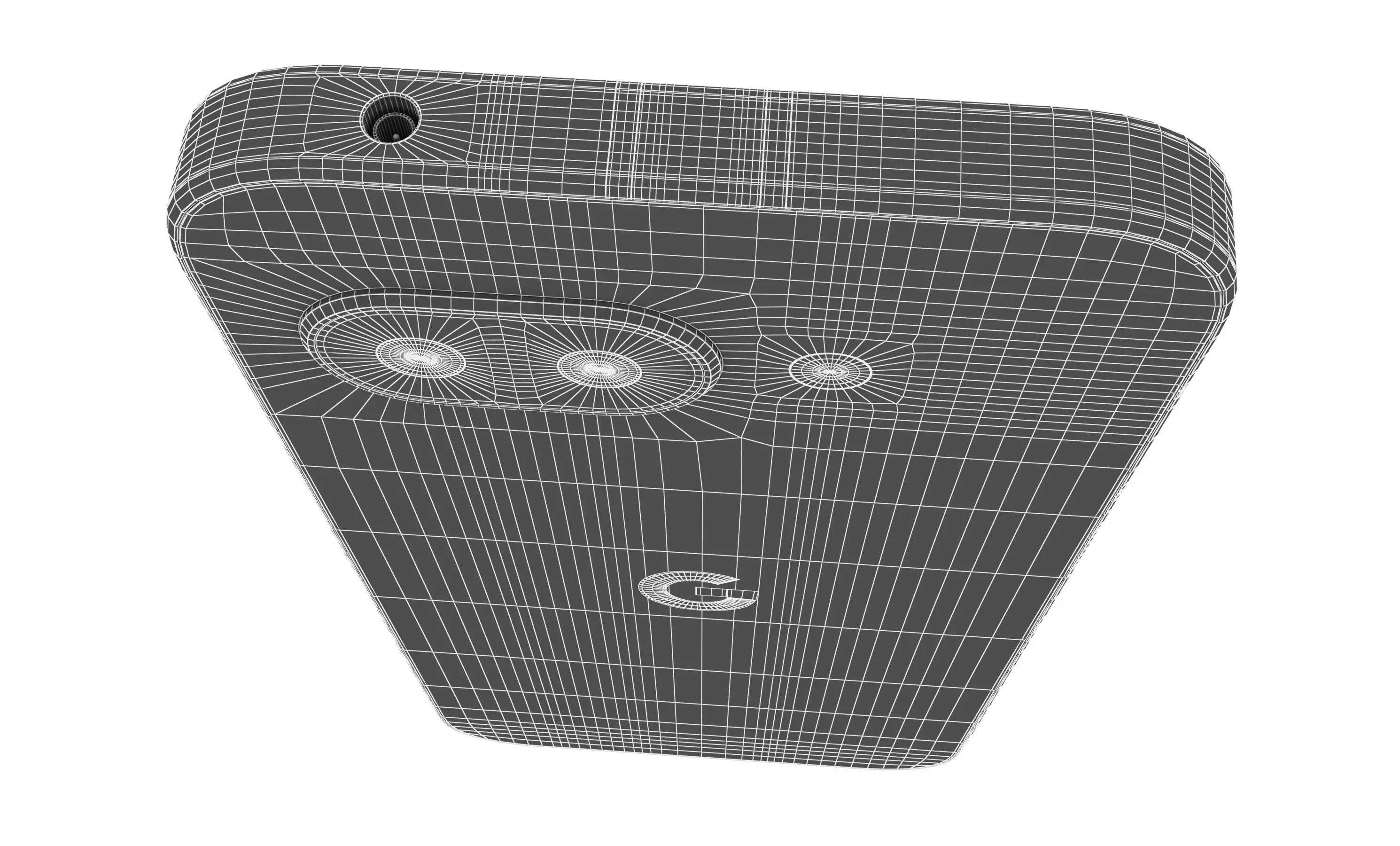 Google Pixel 9a Obsidian High Poly  3D model_13