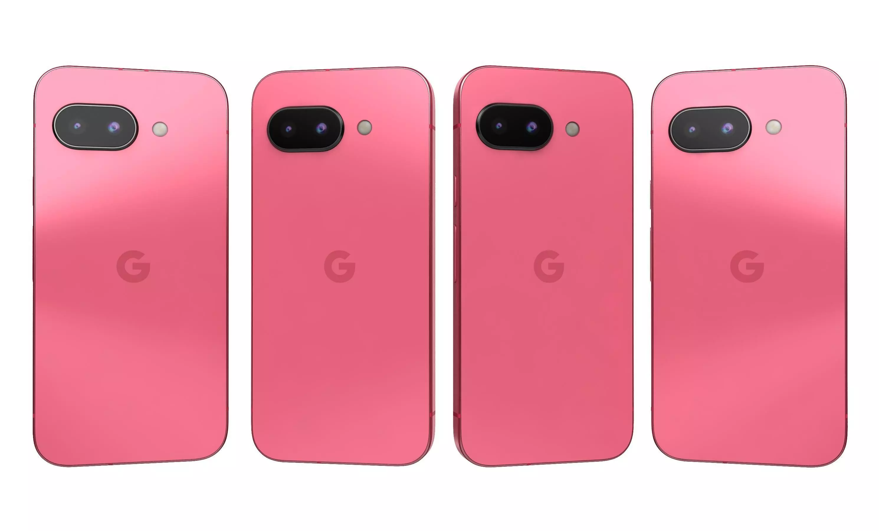 Google Pixel 9a Peony High Poly  3D model_23