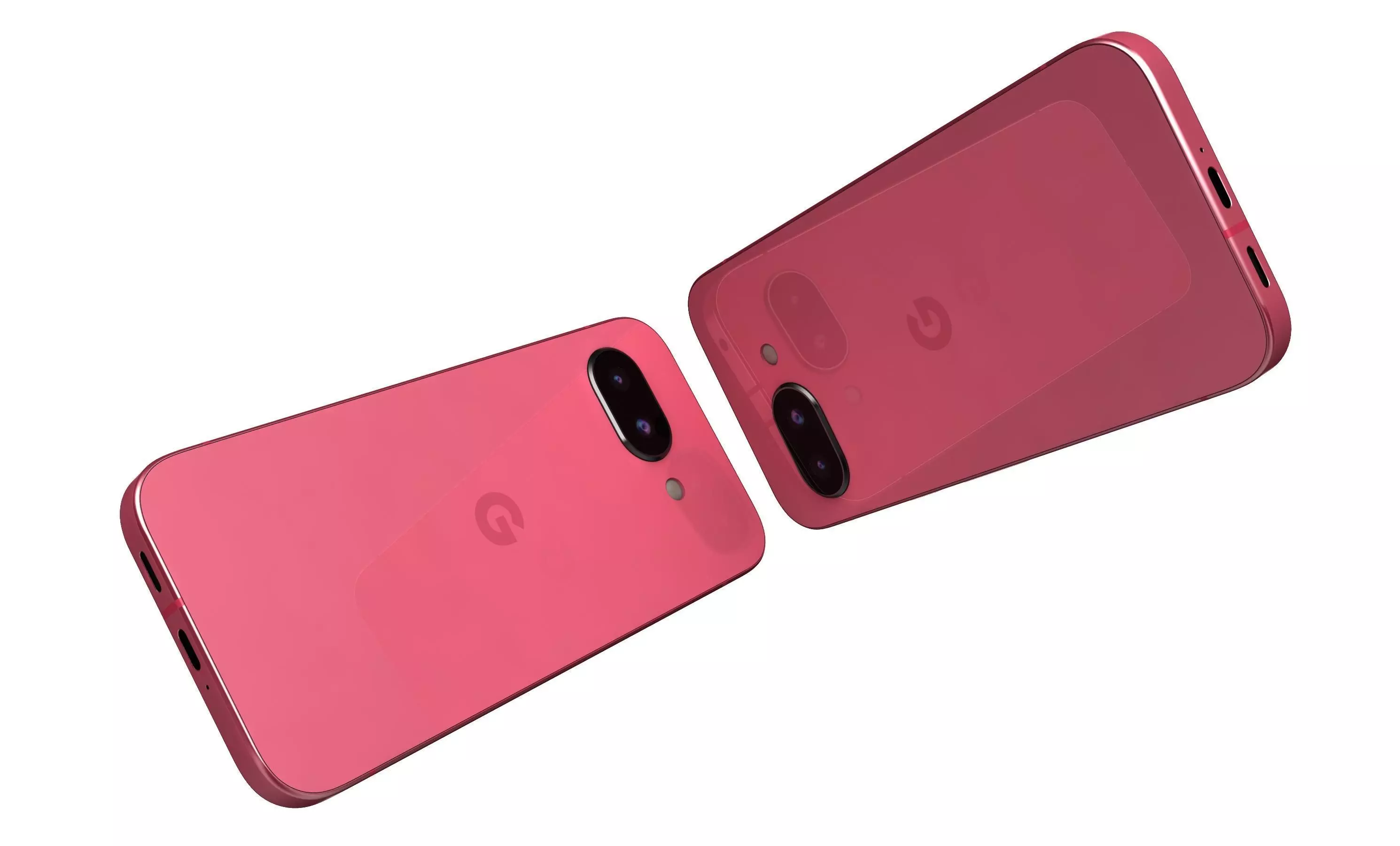 Google Pixel 9a Peony High Poly  3D model_3