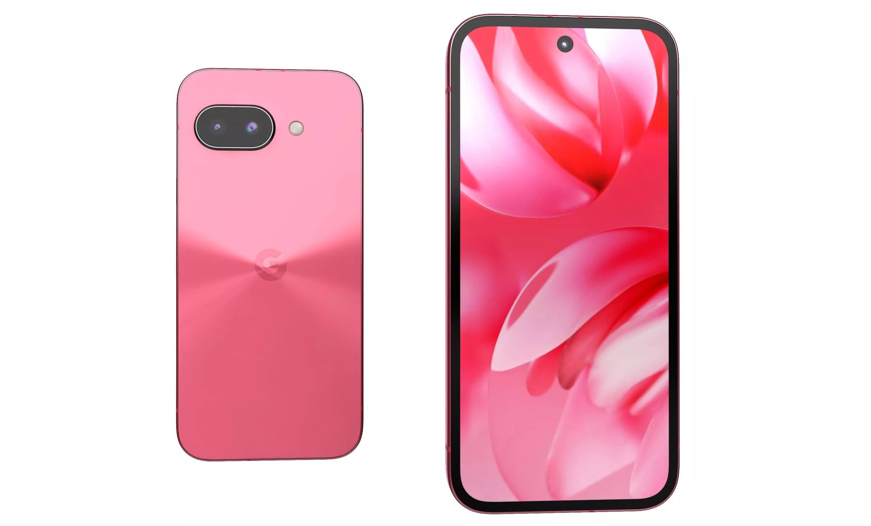 Google Pixel 9a Peony High Poly  3D model_28