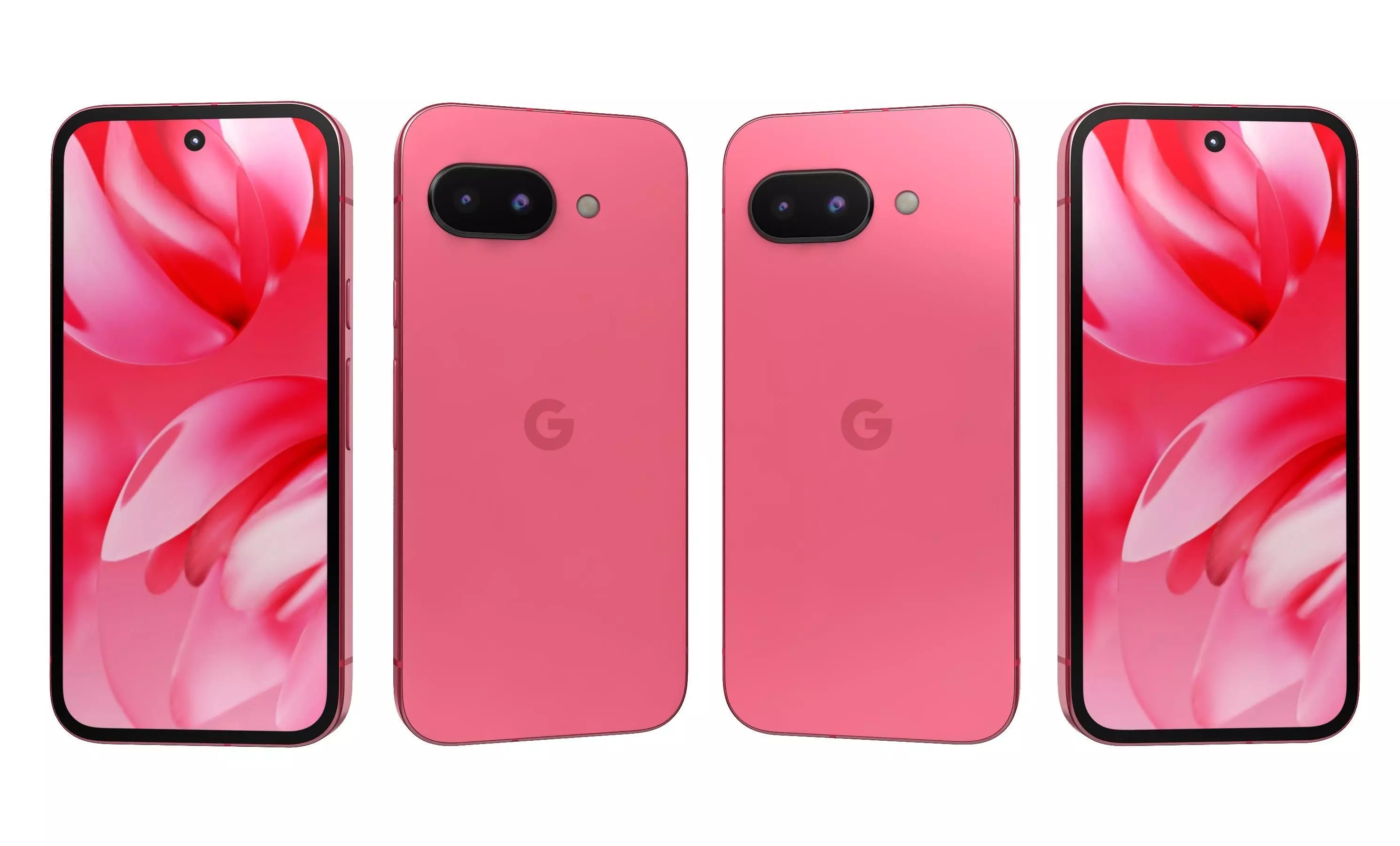 Google Pixel 9a Peony High Poly  3D model_24