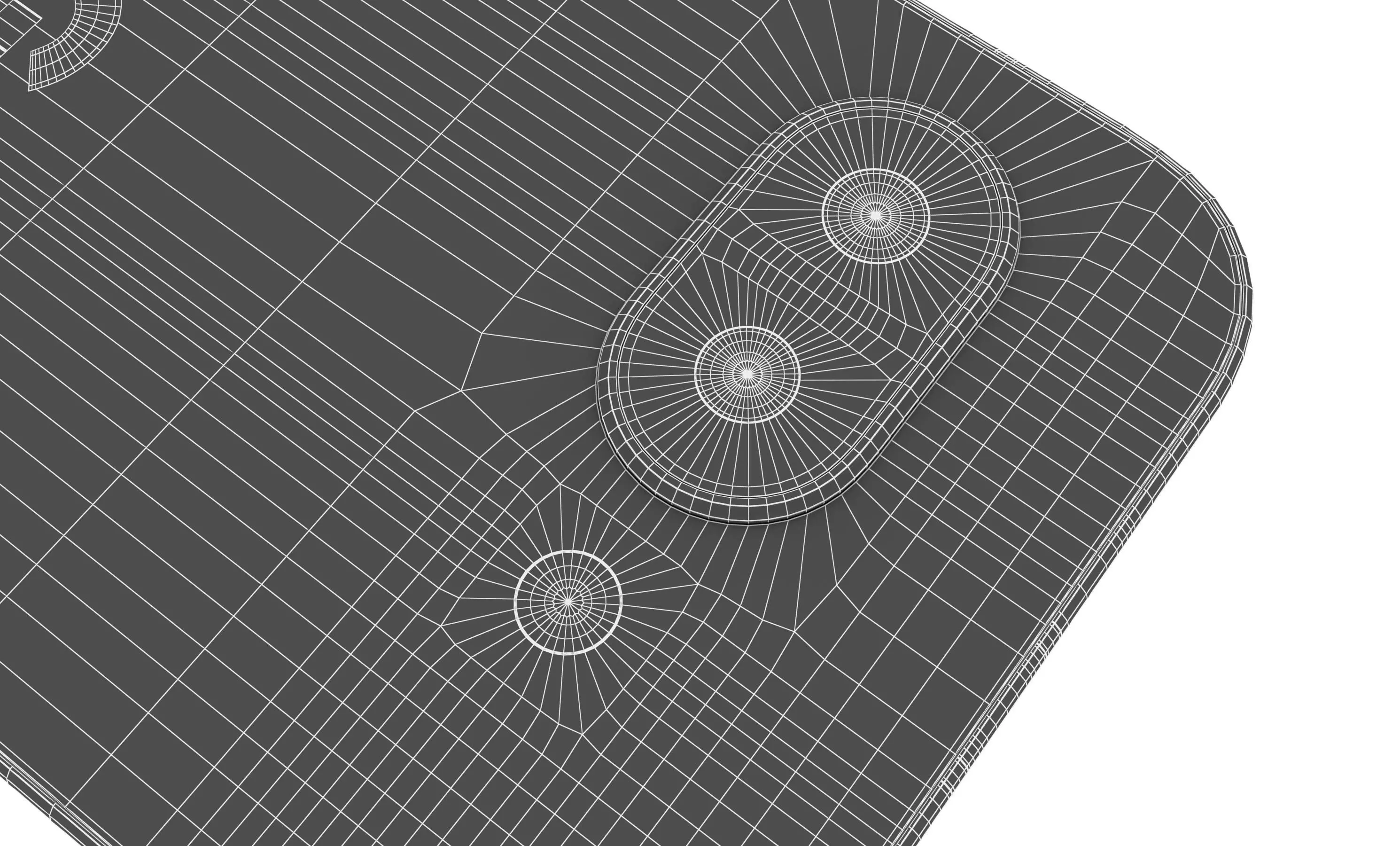 Google Pixel 9a Porcelain High Poly  3D model_18