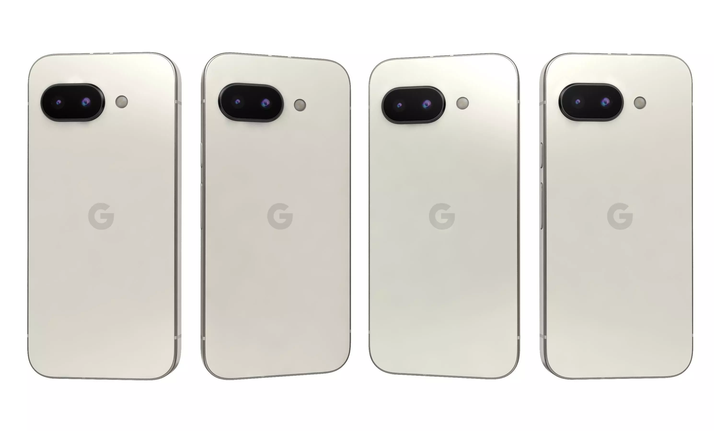 Google Pixel 9a Porcelain High Poly  3D model_24
