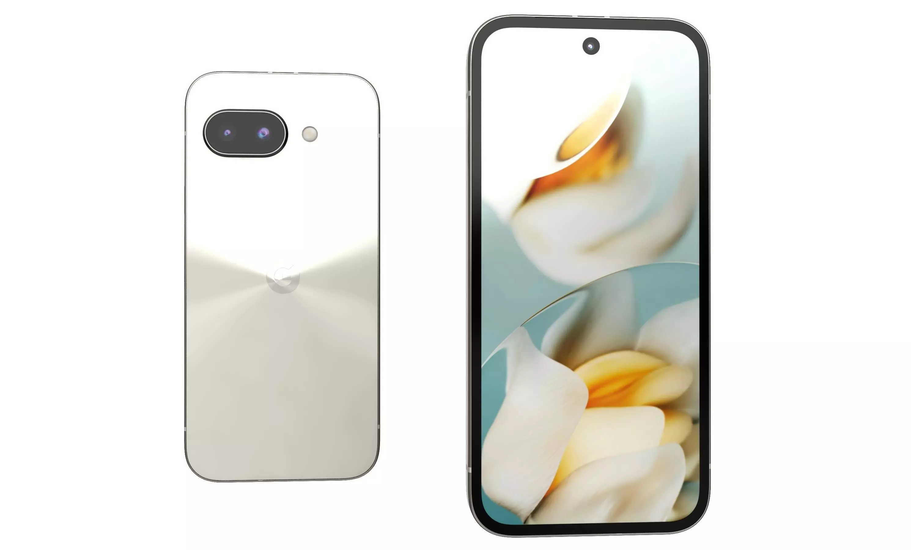 Google Pixel 9a Porcelain High Poly  3D model_27