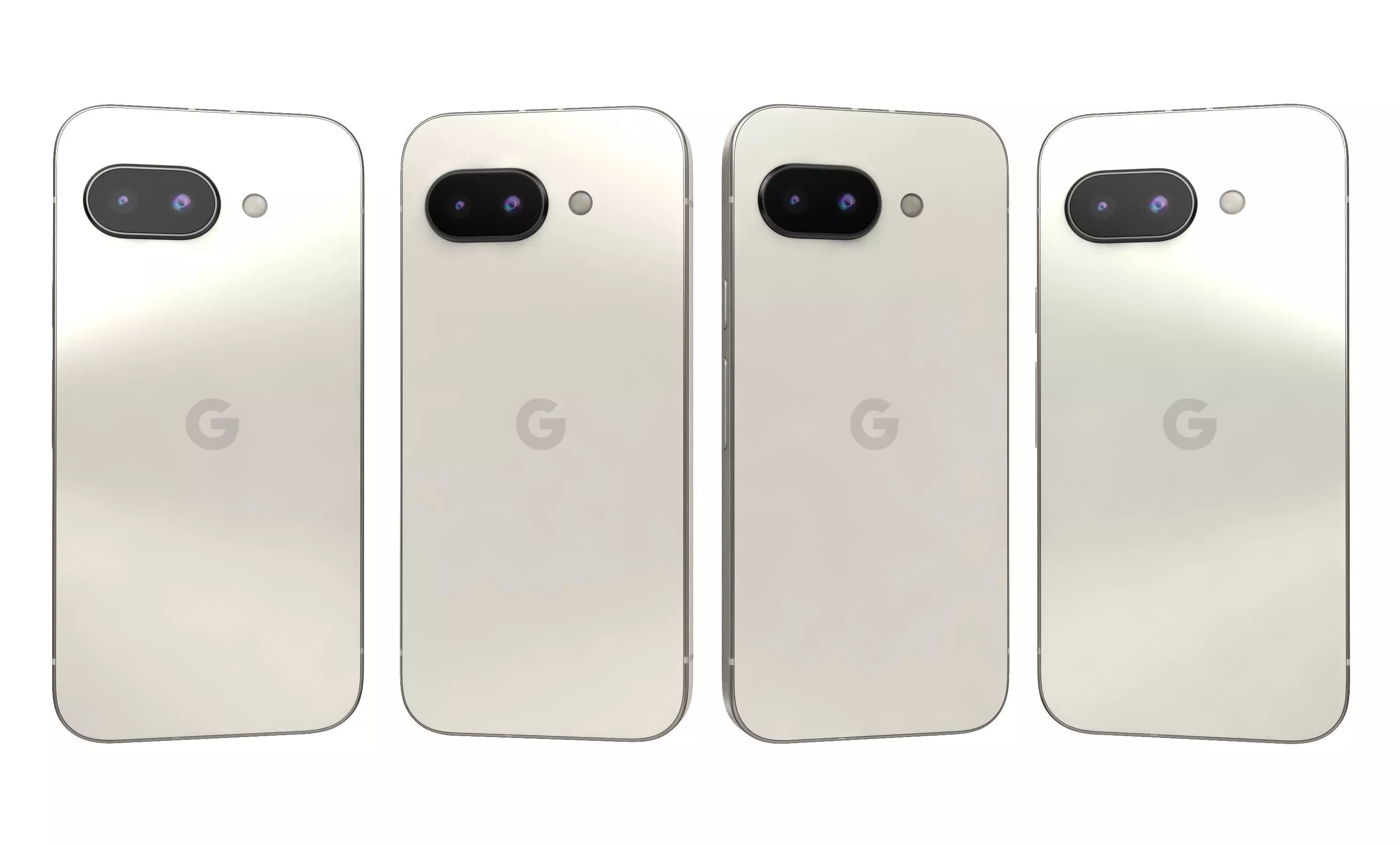 Google Pixel 9a Porcelain High Poly  3D model_22