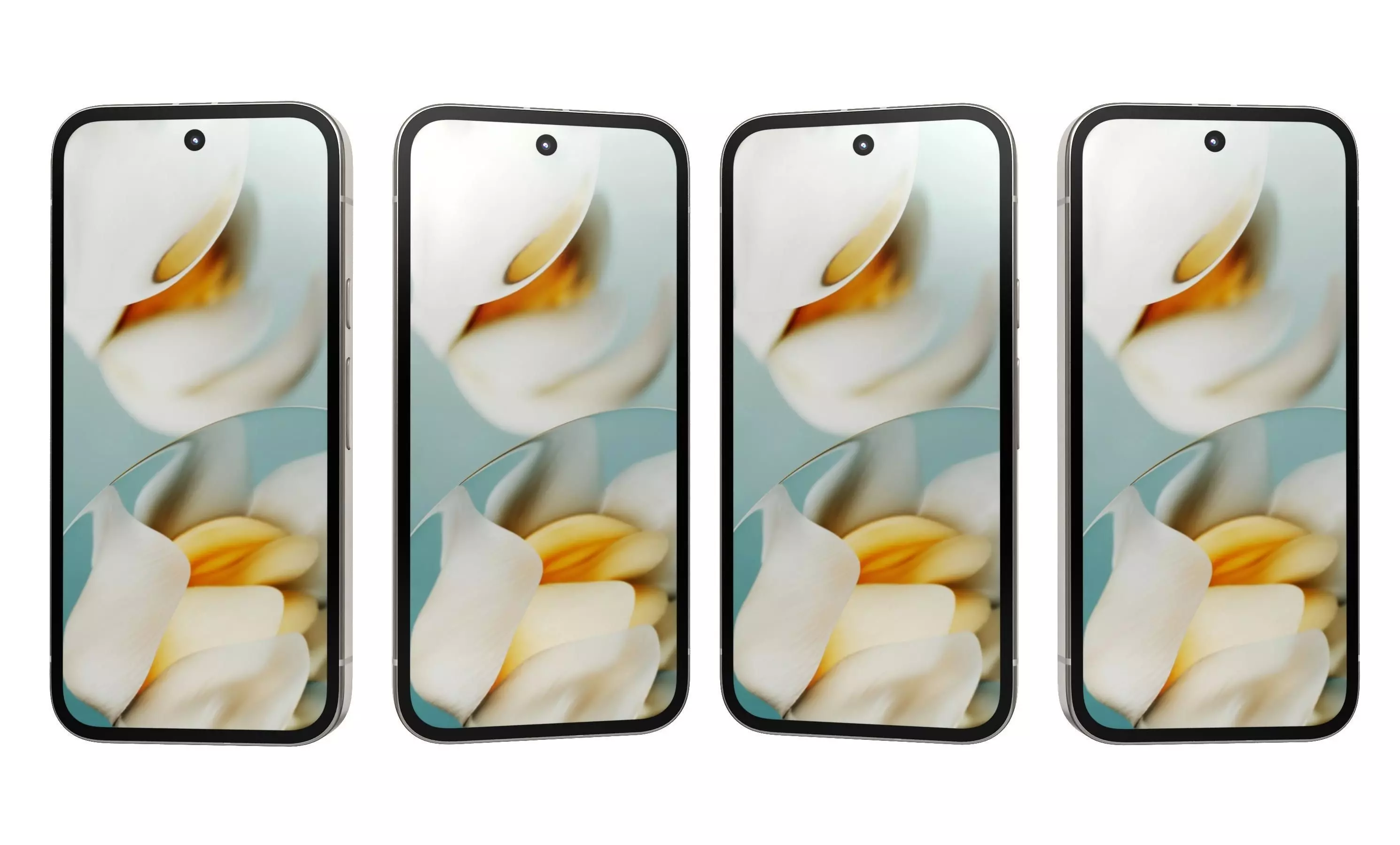 Google Pixel 9a Porcelain High Poly  3D model_26