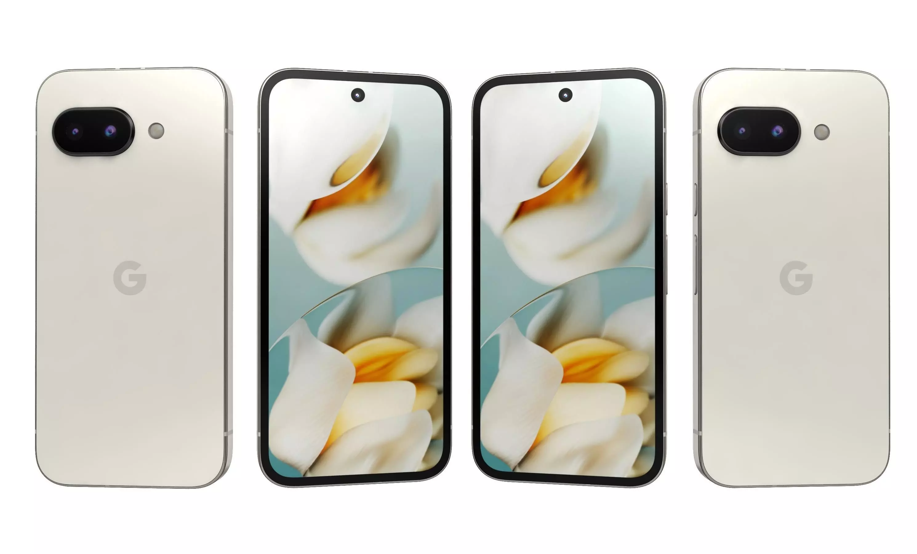 Google Pixel 9a Porcelain High Poly  3D model_25